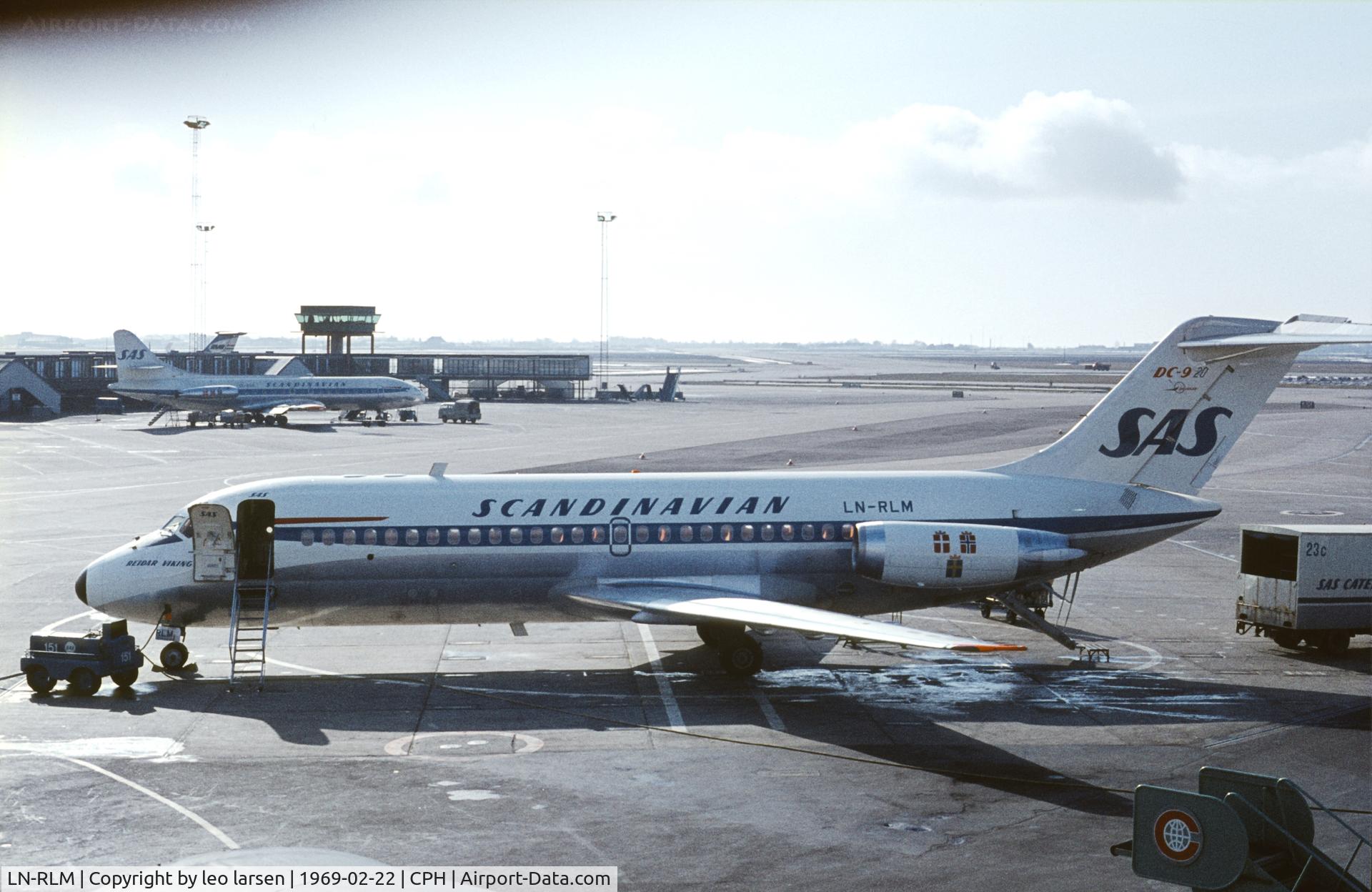 LN-RLM, 1968 Douglas DC-9-21 C/N 47304, Copenhagen 22.2.1969.w/o 30.1.73 Oslo Fornebu