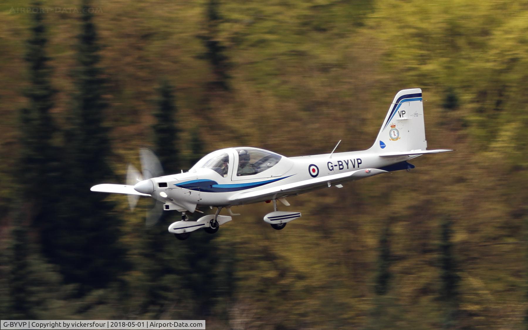 G-BYVP, 2000 Grob G-115E Tutor T1 C/N 82126/E, LFA8. Derwent Valley, Derbyshire.