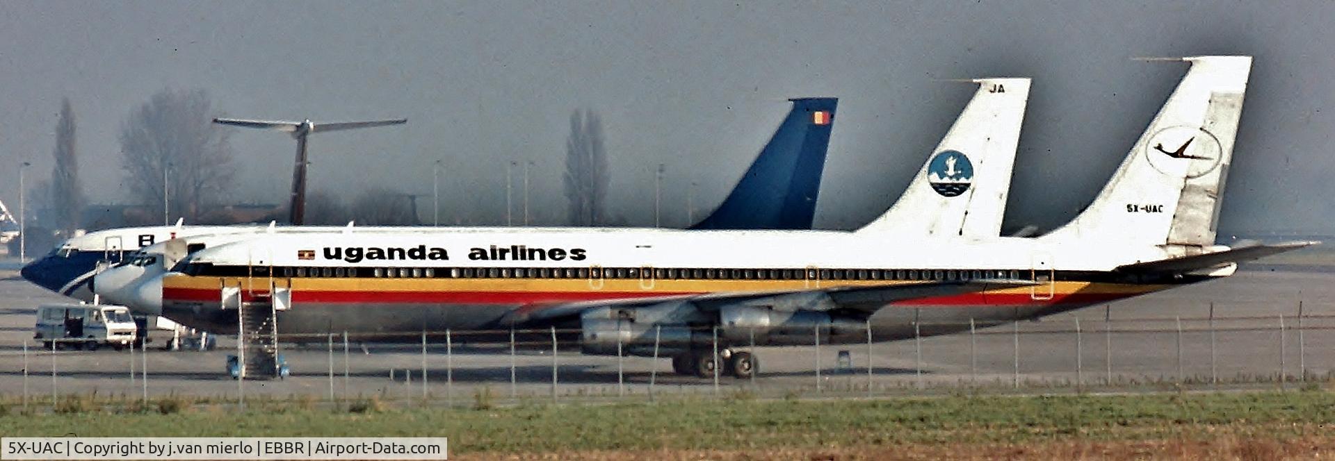 5X-UAC, 1964 Boeing 707-351C C/N 18747, Brussels Brucargo