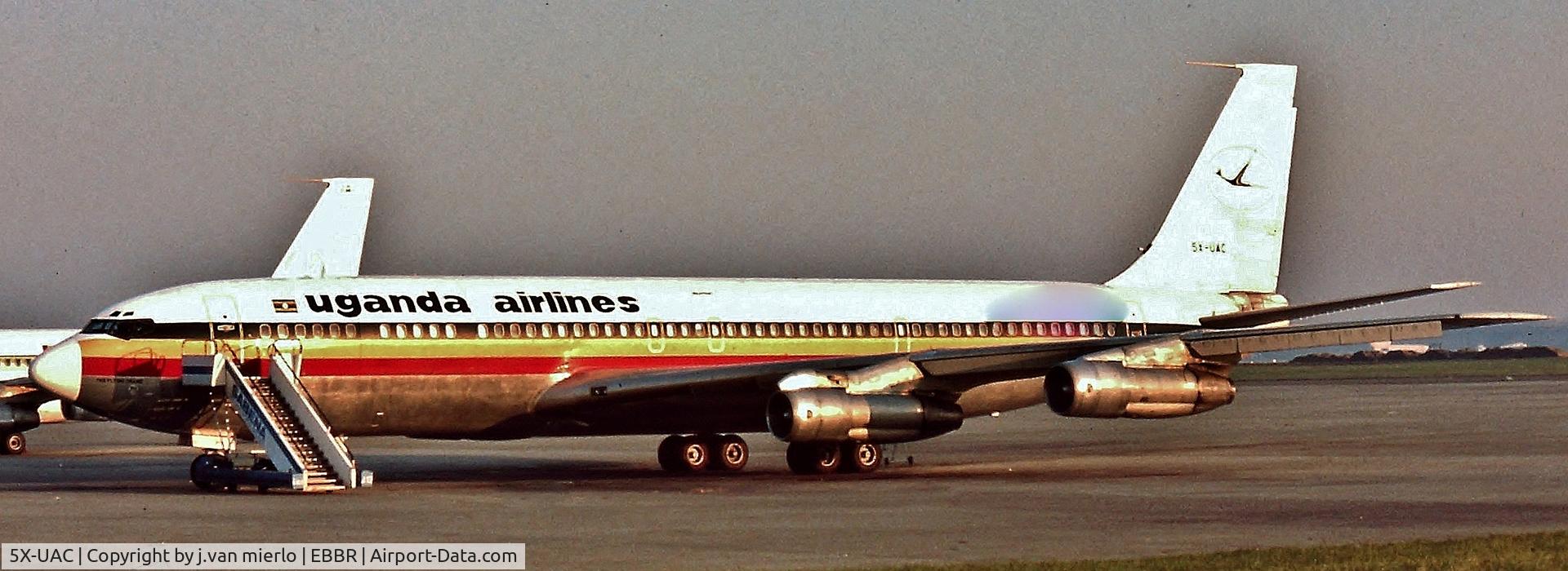 5X-UAC, 1964 Boeing 707-351C C/N 18747, Brussels, Brucargo