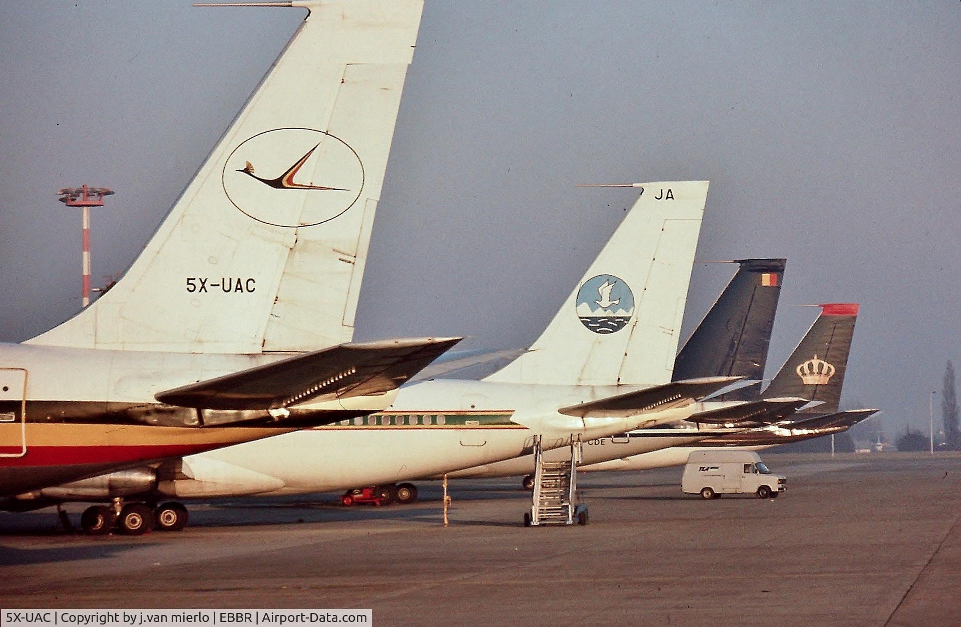 5X-UAC, 1964 Boeing 707-351C C/N 18747, Brussels, Brucargo