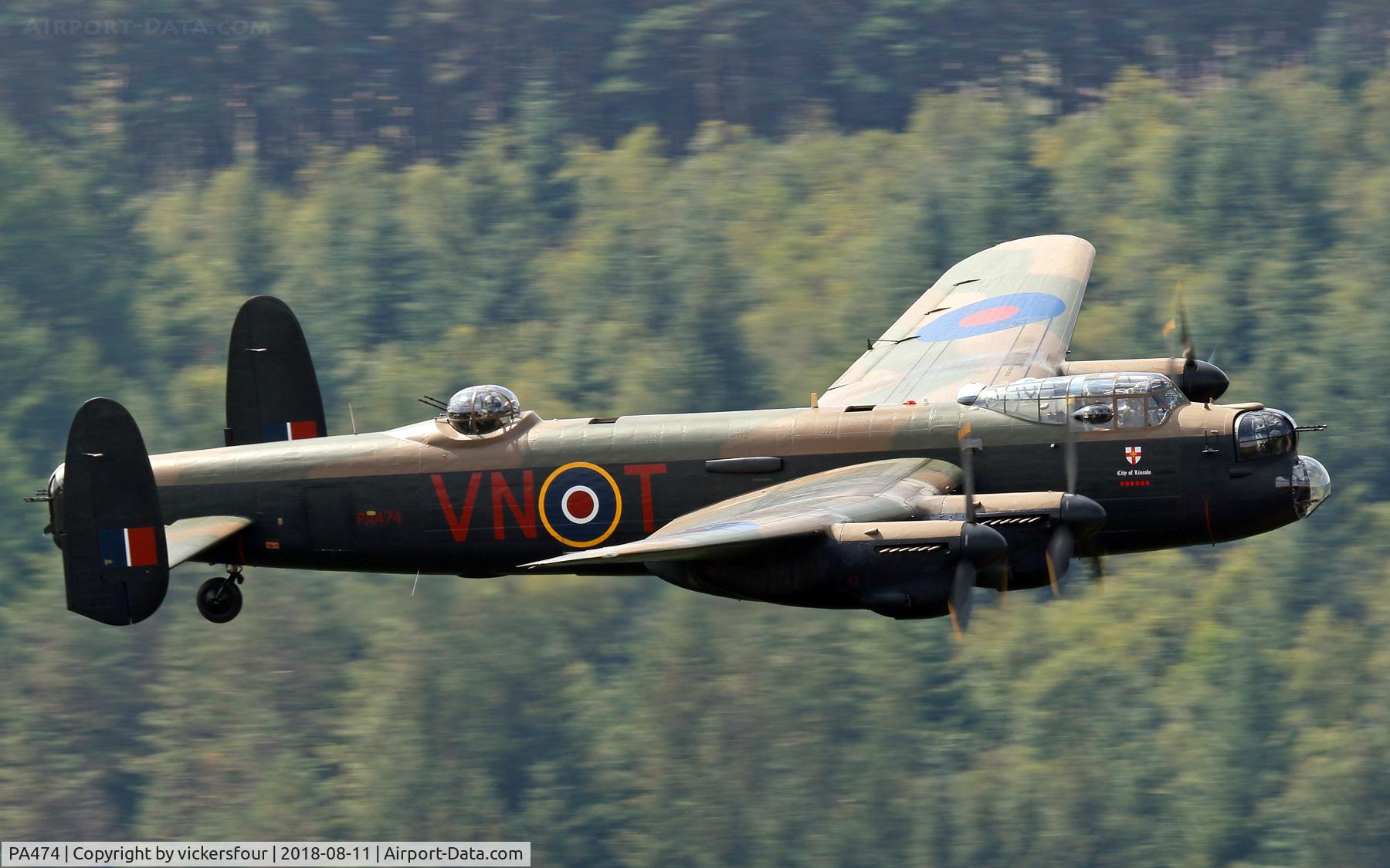 PA474, 1945 Avro 683 Lancaster B1 C/N VACH0052/D2973, LFA8. Derwent Valley, Derbyshire.