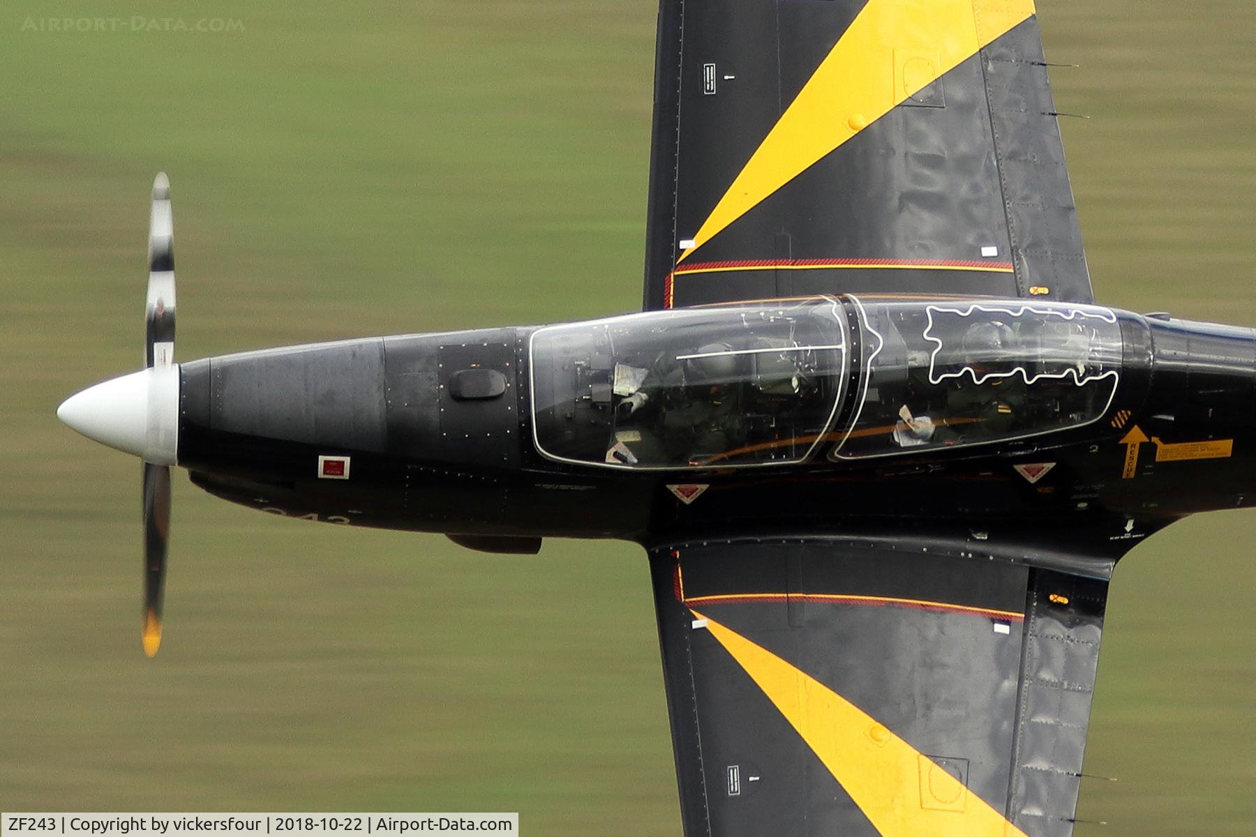 ZF243, 1990 Short S-312 Tucano T1 C/N S048/T44, LFA17. M6 Pass, Cumbria.