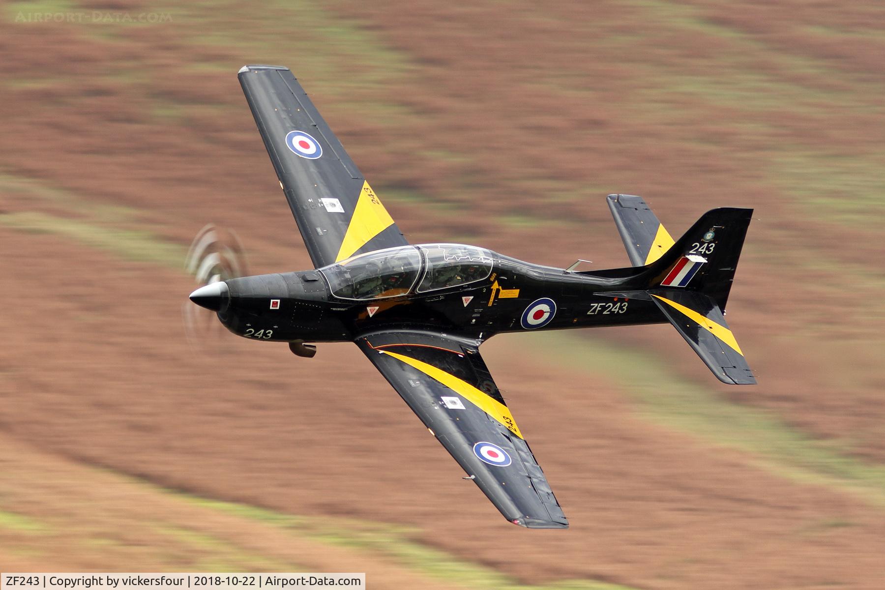 ZF243, 1990 Short S-312 Tucano T1 C/N S048/T44, LFA17. M6 Pass, Cumbria.
