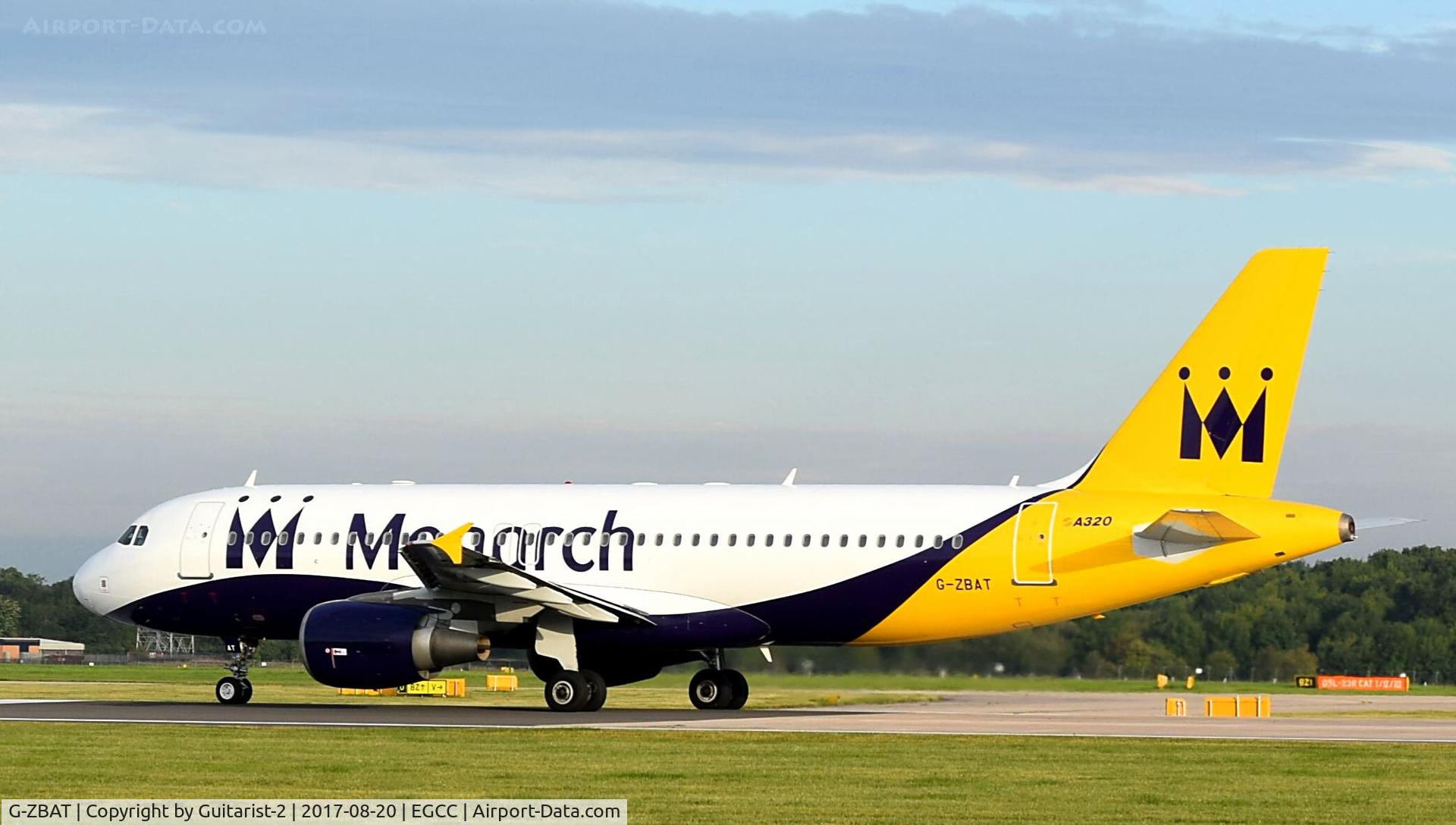 G-ZBAT, 2007 Airbus A320-214 C/N 3278, At Manchester