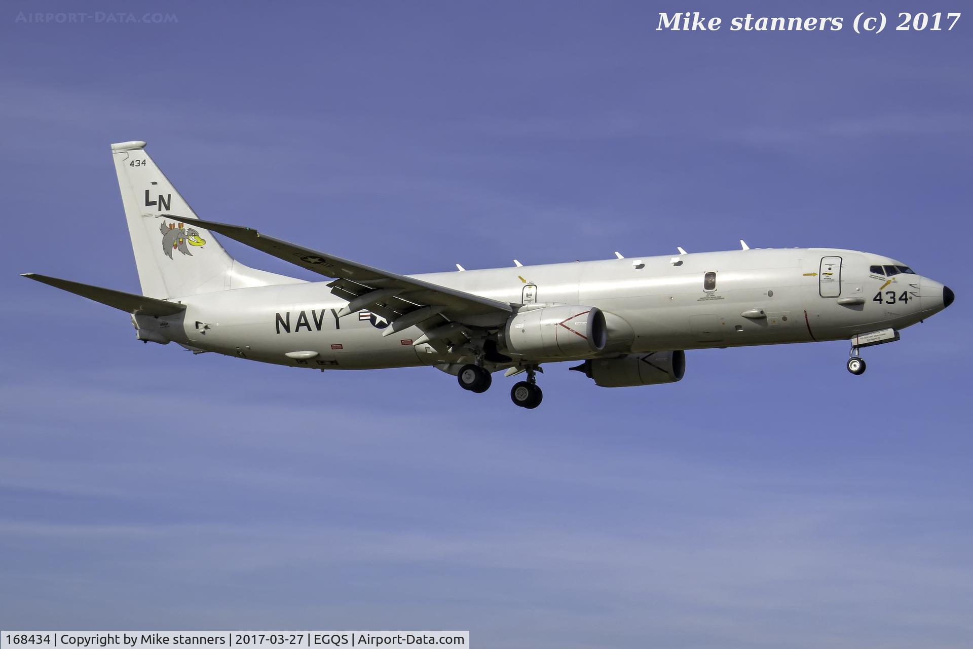 168434, 2012 Boeing P-8A Poseidon C/N 40814, 