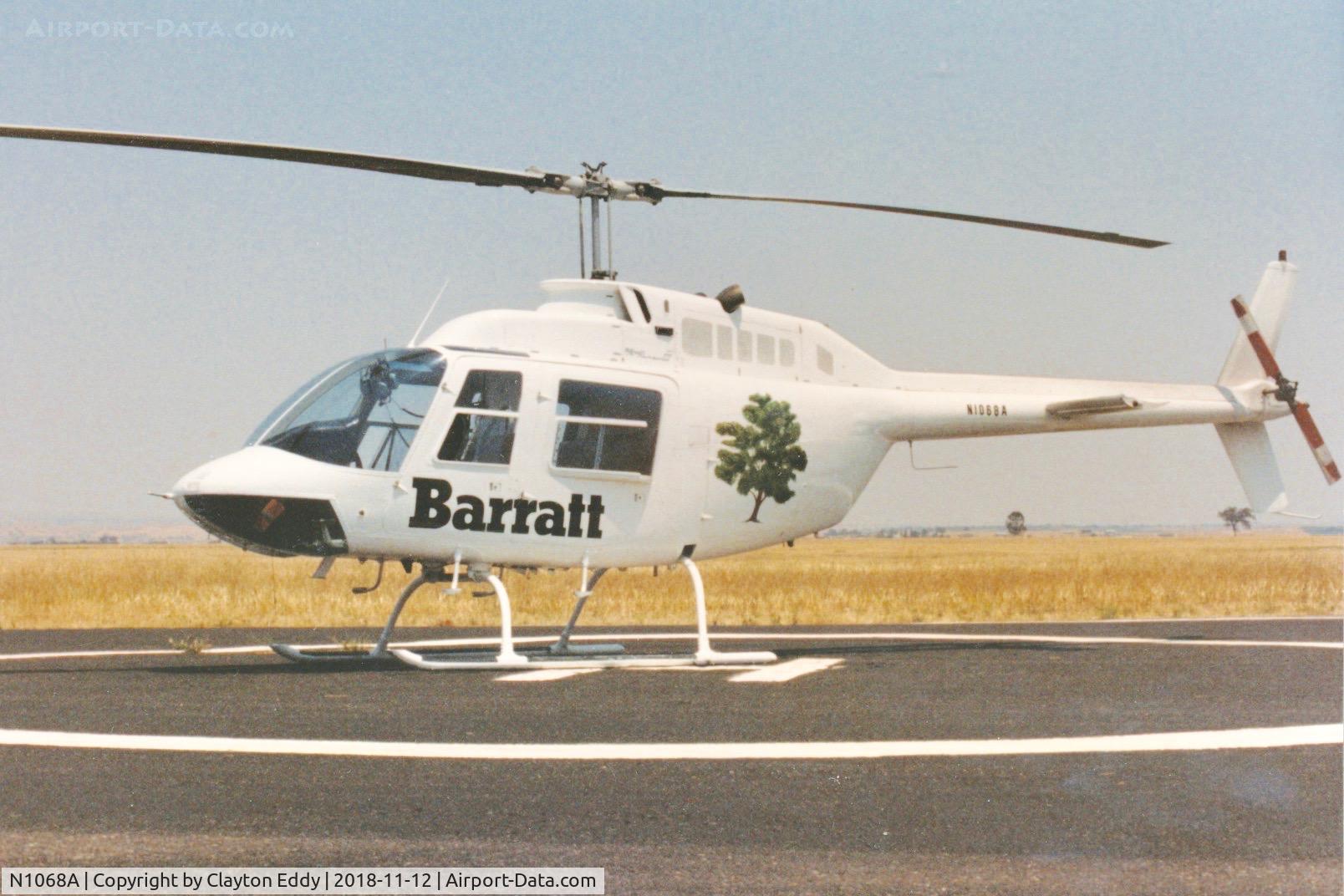 N1068A, 1979 Bell 206B C/N 2840, California 19??