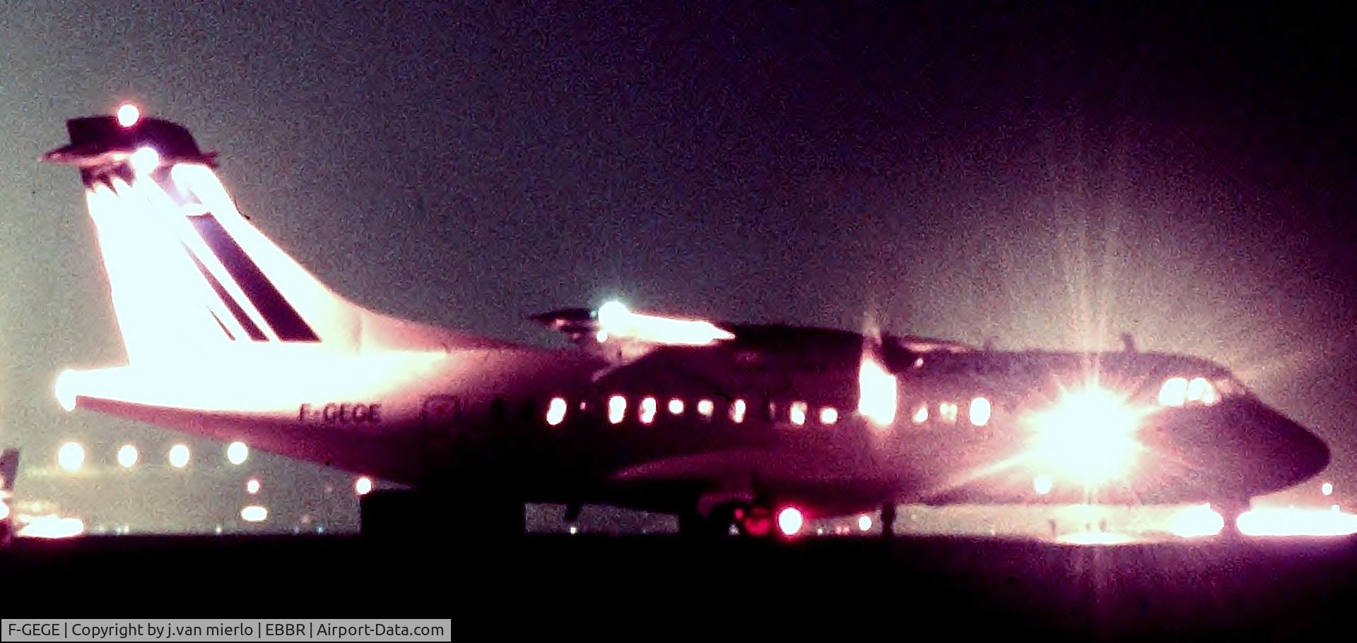 F-GEGE, 1985 ATR 42-320 C/N 003, Awaiting t/o clearance EBBR 02