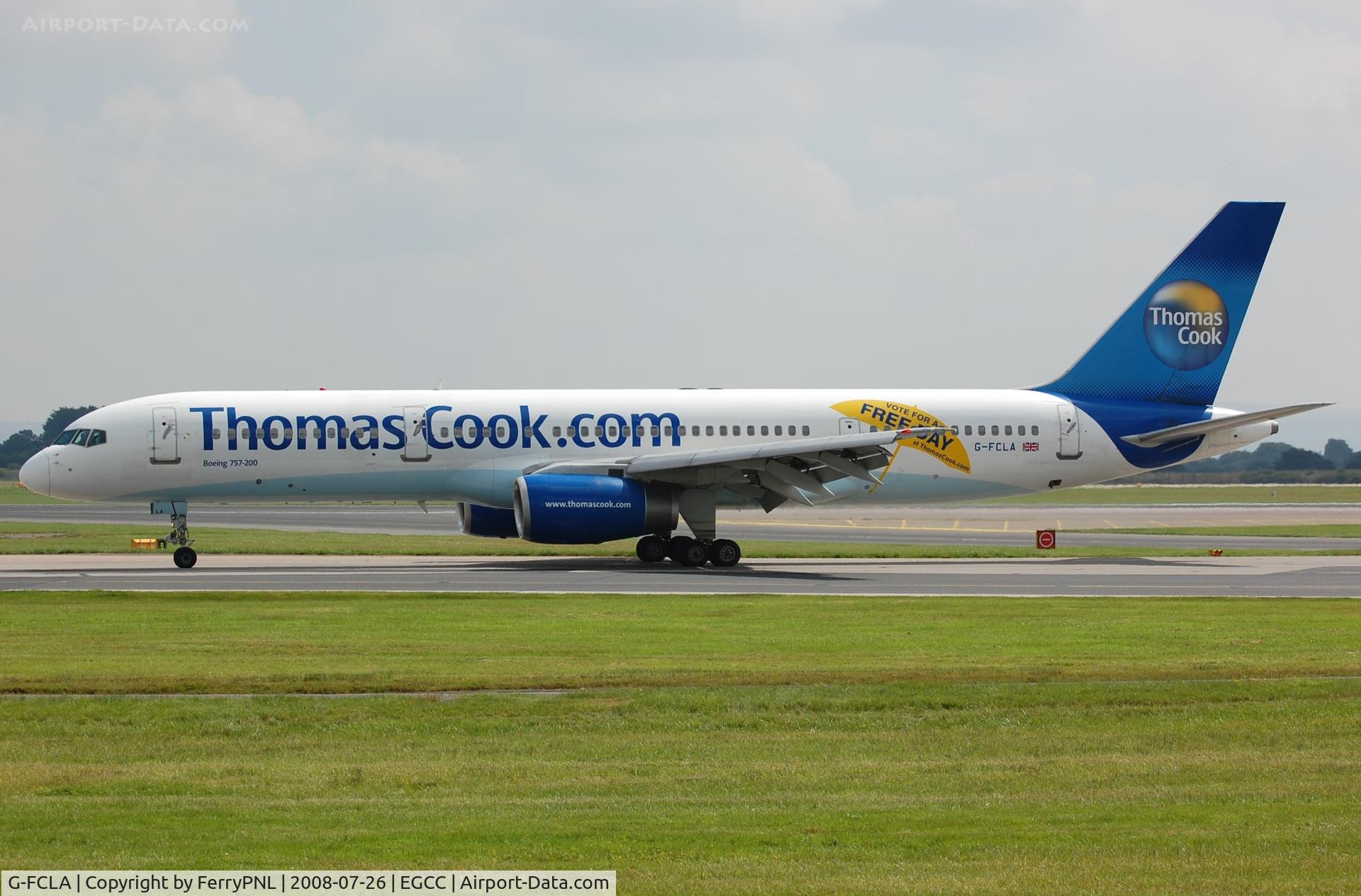 G-FCLA, 1997 Boeing 757-28A C/N 27621, Thomas Cook B752