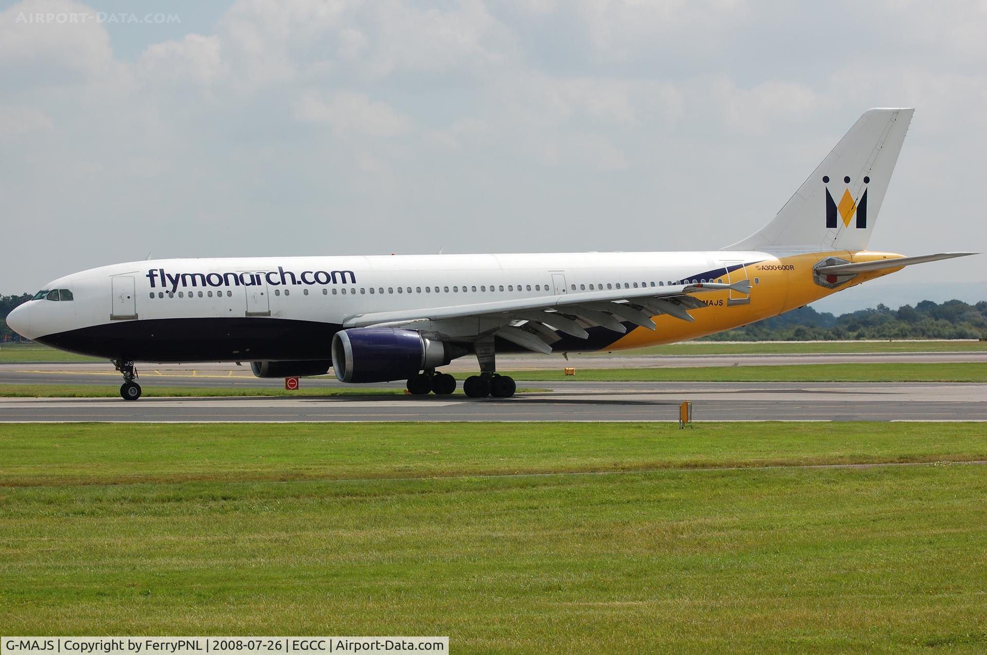 G-MAJS, 1991 Airbus A300B4-605R C/N 604, Monarch A306. Aircraft scrapped in 2014.