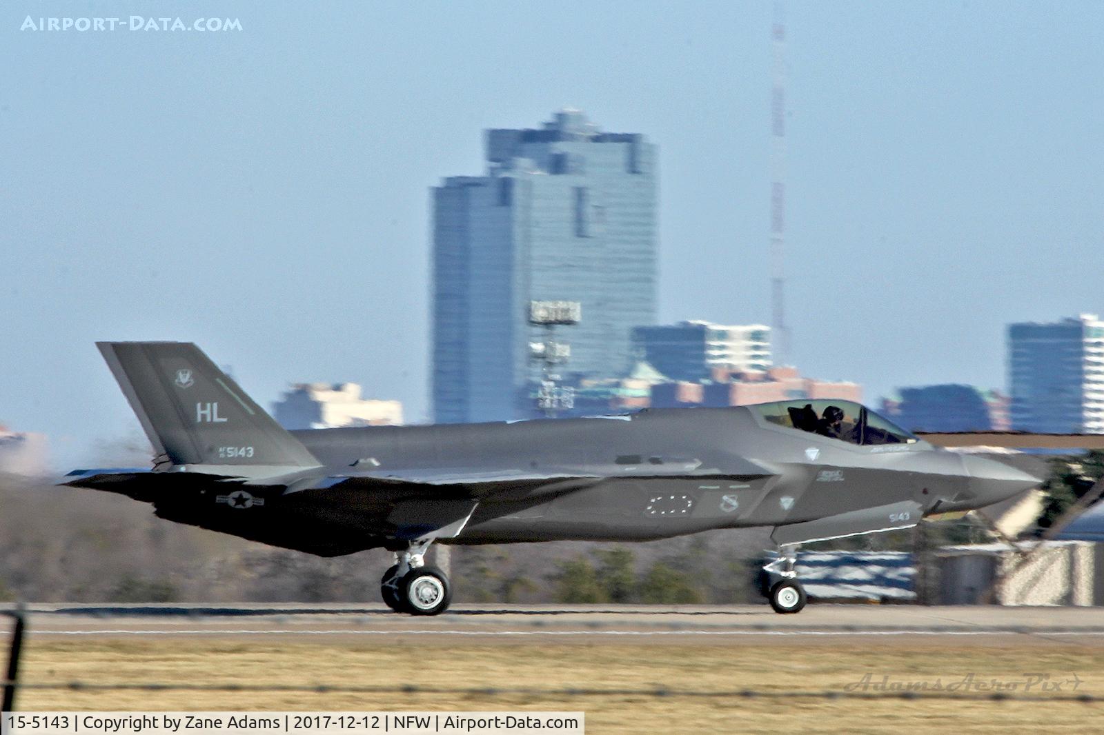15-5143, 2015 Lockheed Martin F-35A Lightning II C/N AD-134, Lockheed Martin flight test  @ NAS JRB Fort Worth