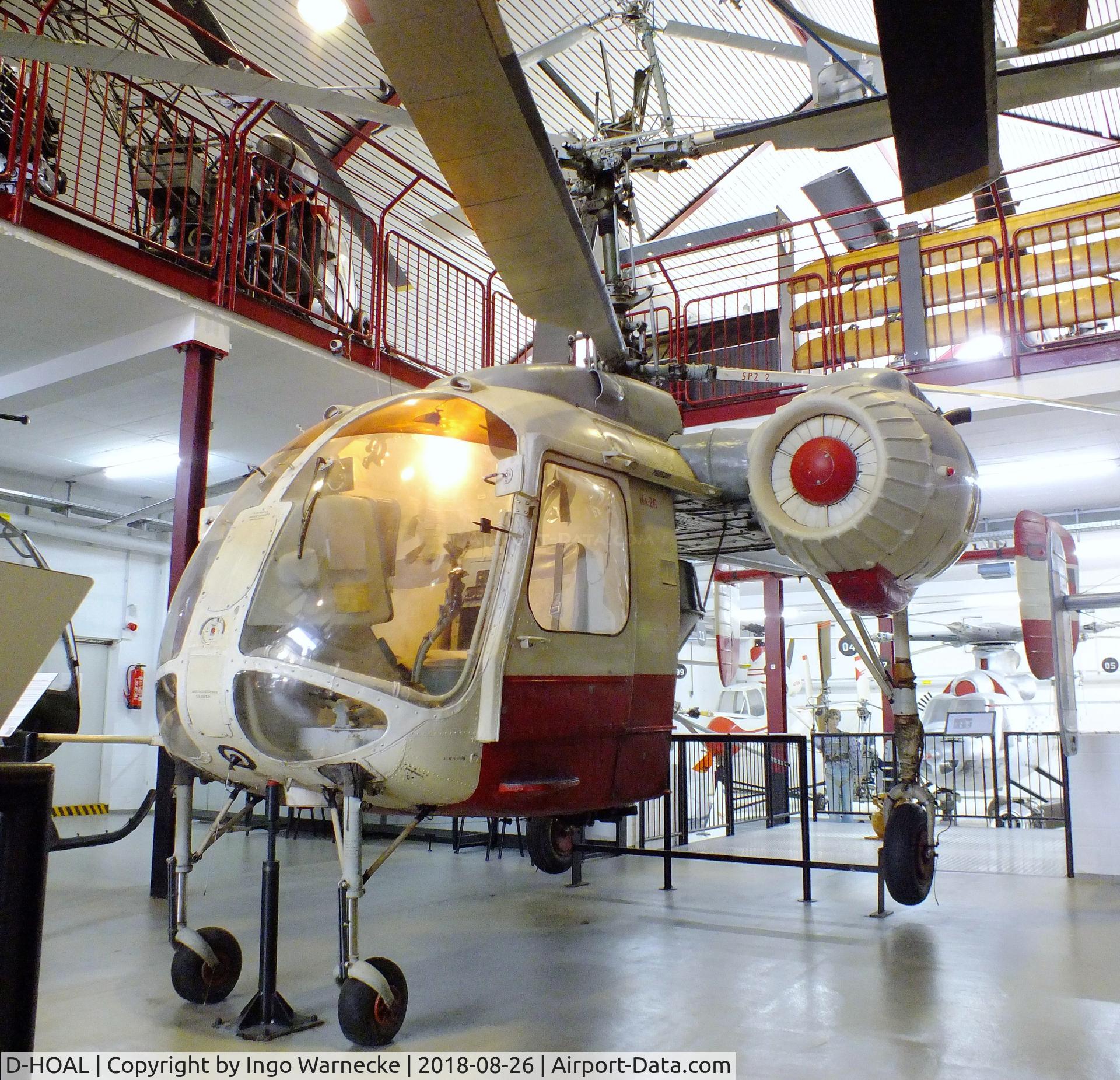 D-HOAL, 1975 Kamov Ka-26 Hoodlum C/N 75 052 01, Kamov Ka-26 HOODLUM at the Hubschraubermuseum (Helicopter Museum), Bückeburg