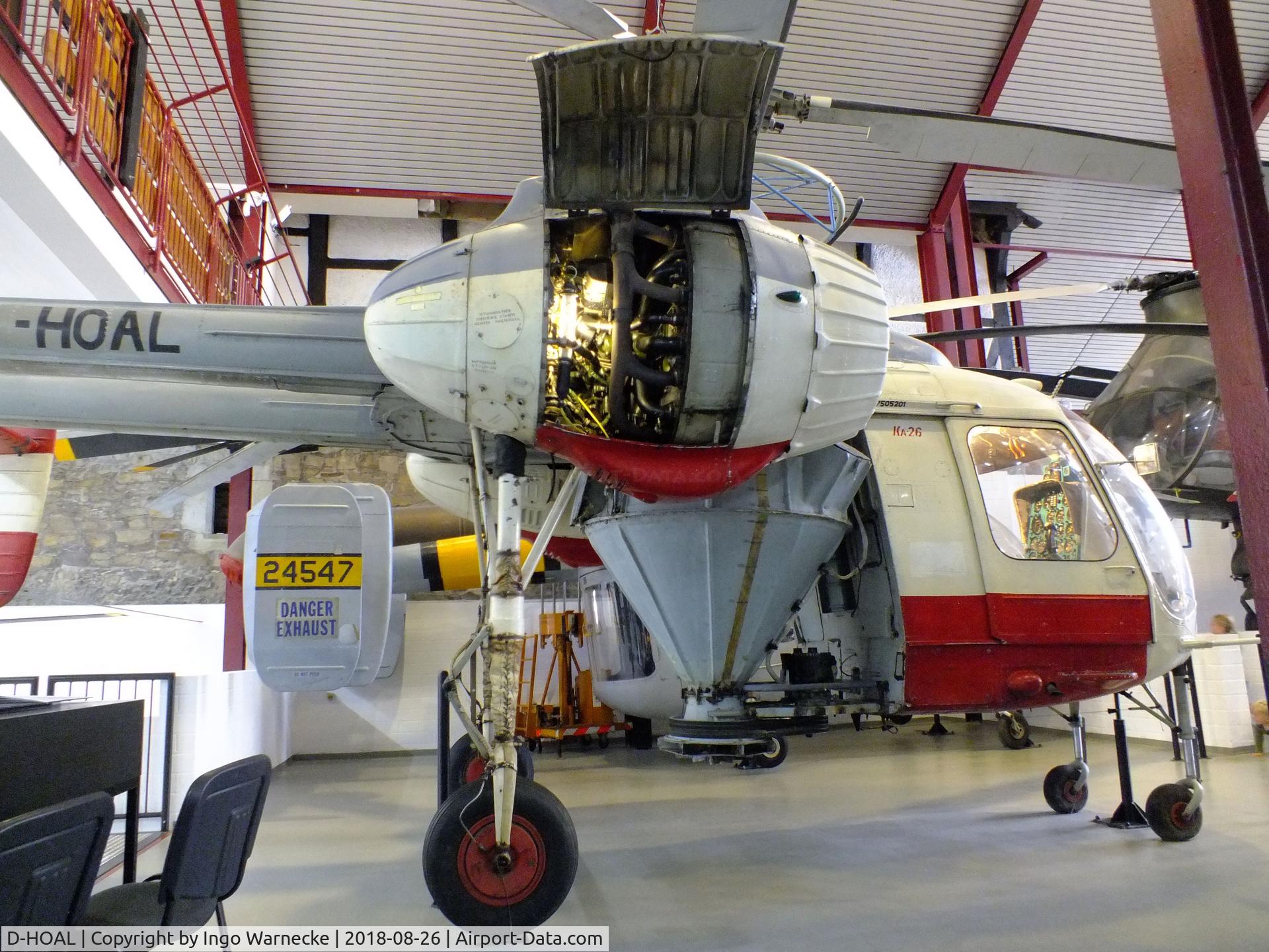 D-HOAL, 1975 Kamov Ka-26 Hoodlum C/N 75 052 01, Kamov Ka-26 HOODLUM at the Hubschraubermuseum (Helicopter Museum), Bückeburg