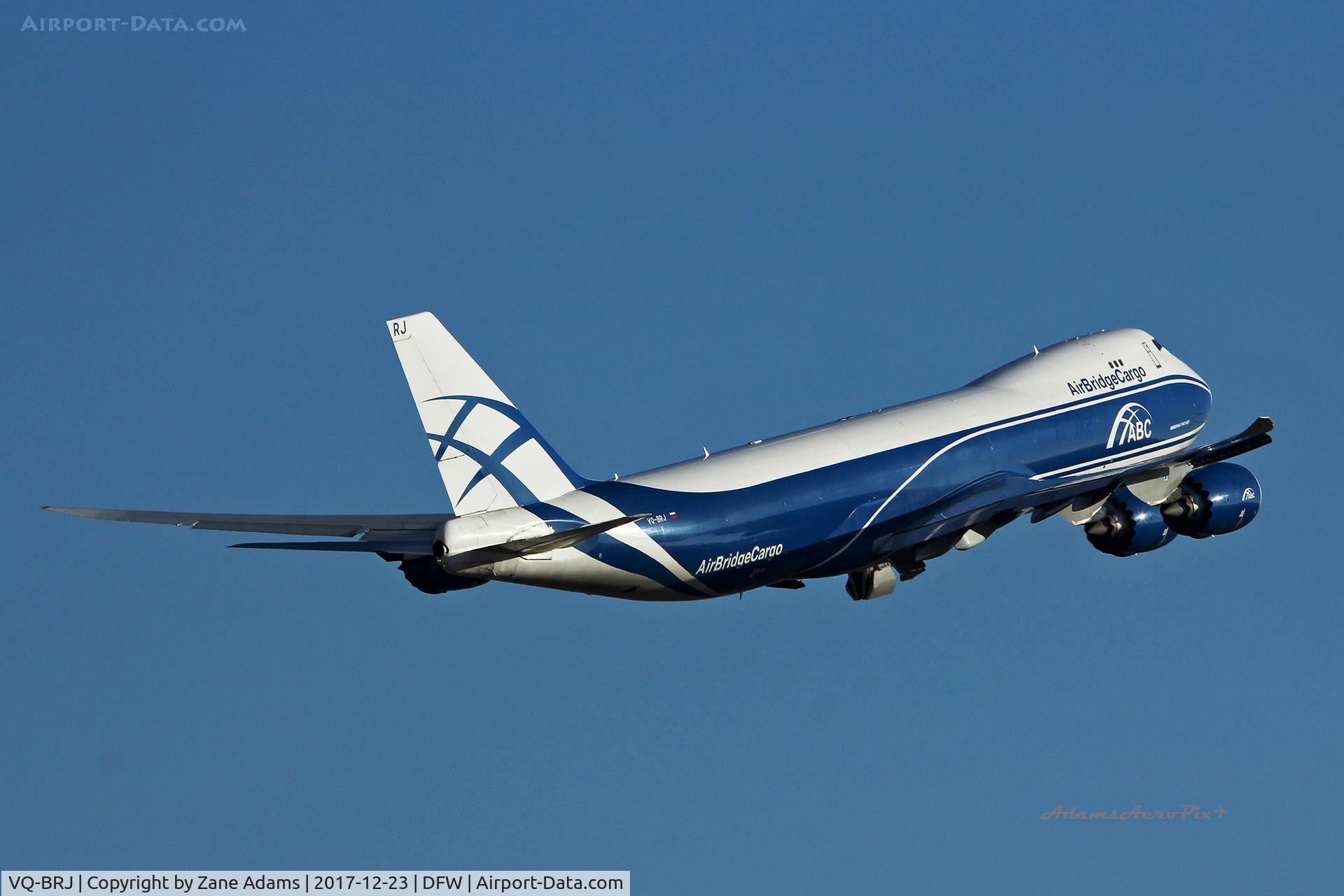 VQ-BRJ, 2013 Boeing 747-8HVF C/N 37670, At DFW Airport