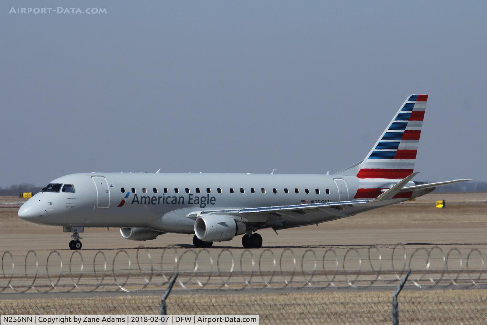 N256NN, 2017 Embraer 175LR (ERJ-170-200LR) C/N 17000665, At DFW Airport