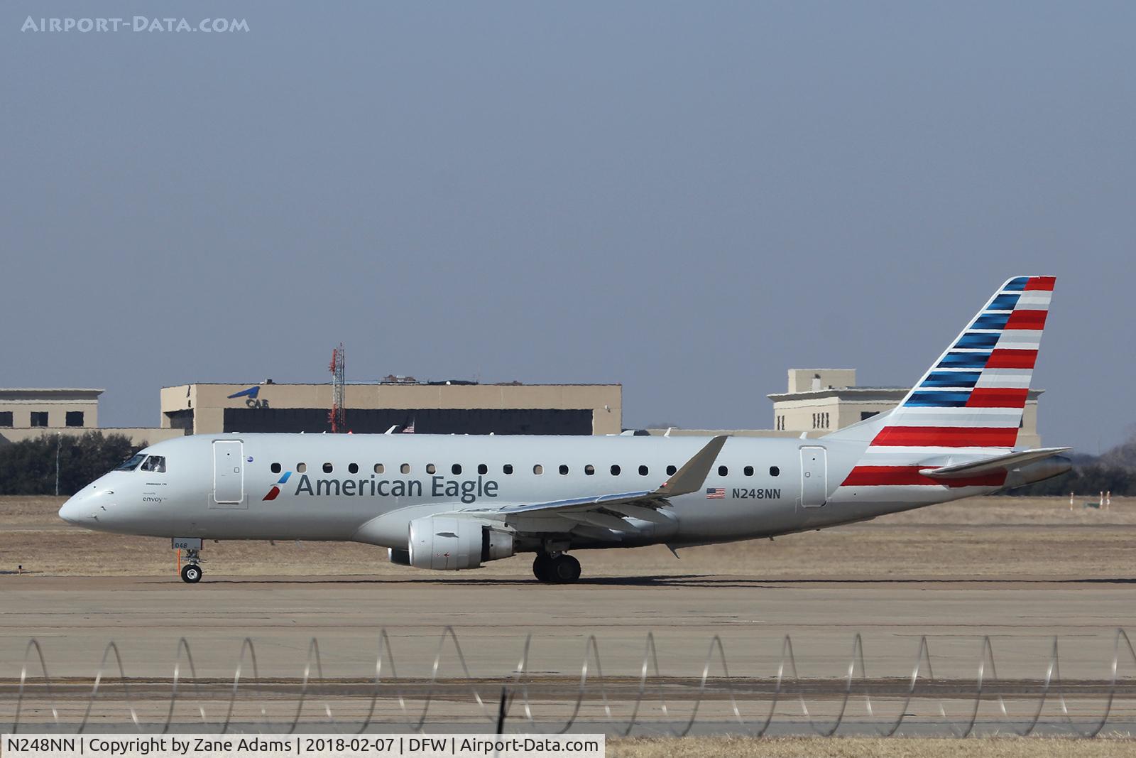 N248NN, 2014 Embraer 175LR (ERJ-170-200LR) C/N 17000630, At DFW Airport