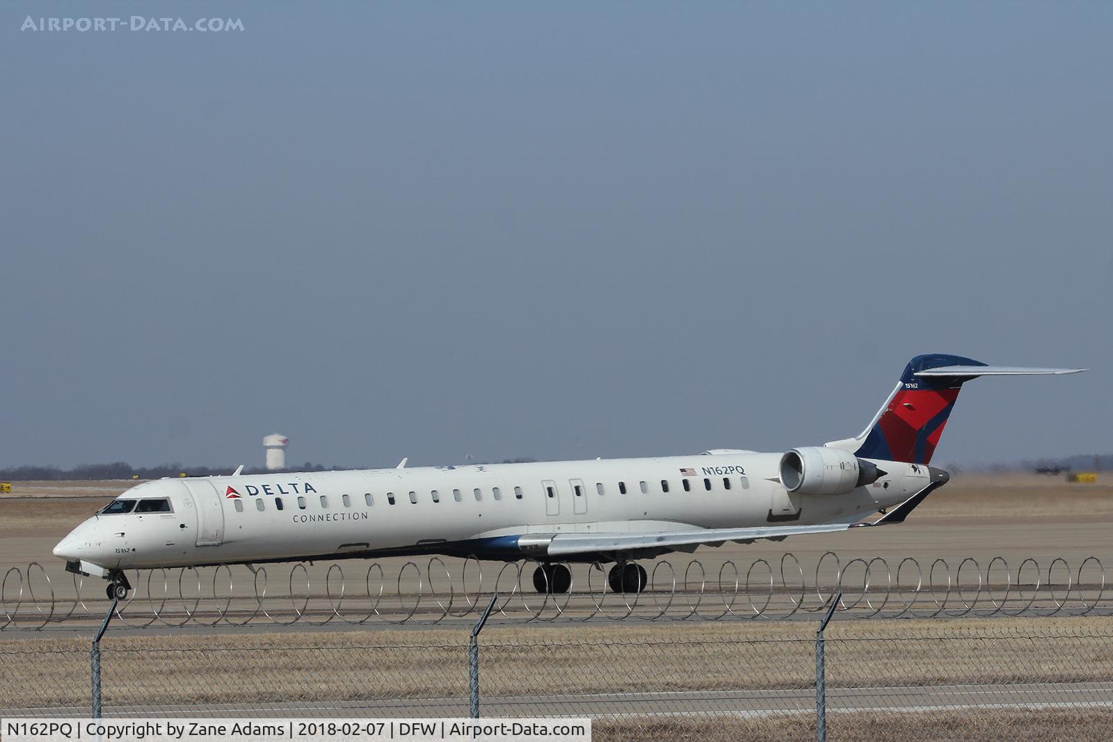 N162PQ, 2008 Bombardier CRJ-900ER (CL-600-2D24) C/N 15162, At DFW Airport