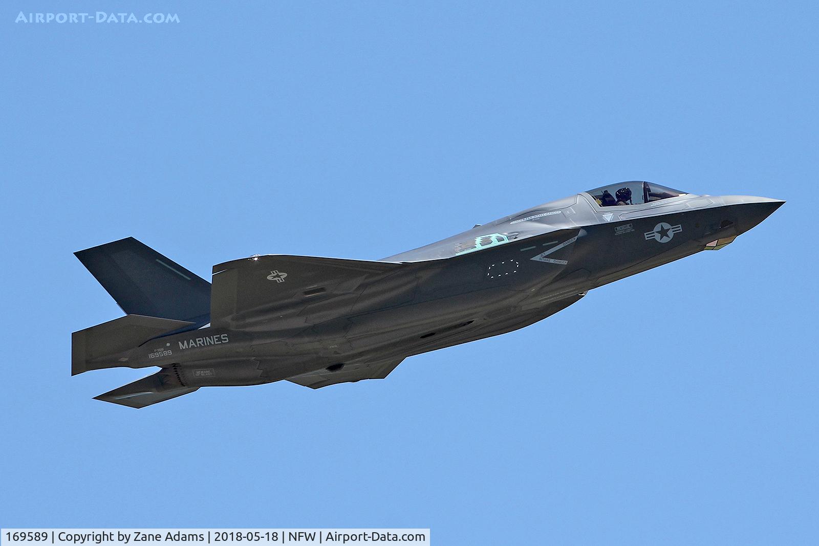 169589, 2017 Lockheed Martin F-35B Lightning II C/N BF-64, Departing NAS Fort Worth