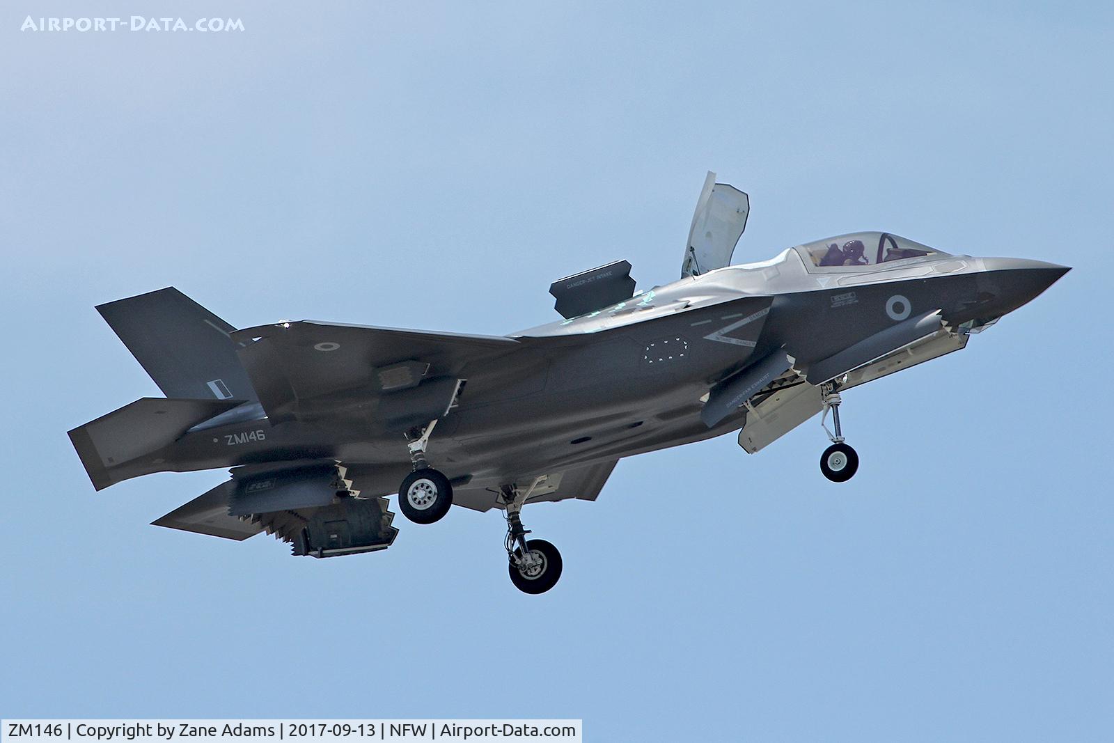 ZM146, 2017 Lockheed Martin F-35B Lightning II C/N BK-12, British F-35B hovering NAS Fort Worth