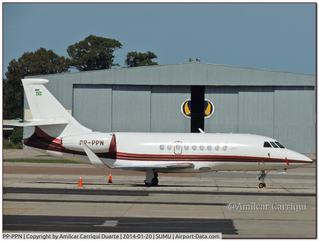 PP-PPN, 2008 Dassault Falcon 2000EX C/N 164, Landed at SUMU