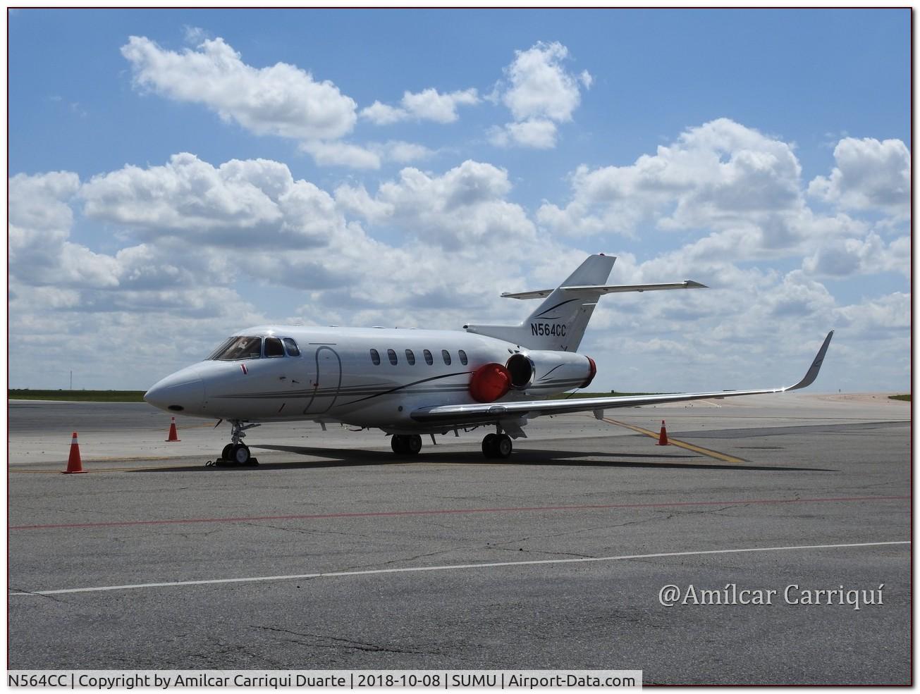 N564CC, 1996 Raytheon Hawker 800XP C/N 258287, Landed at SUMU