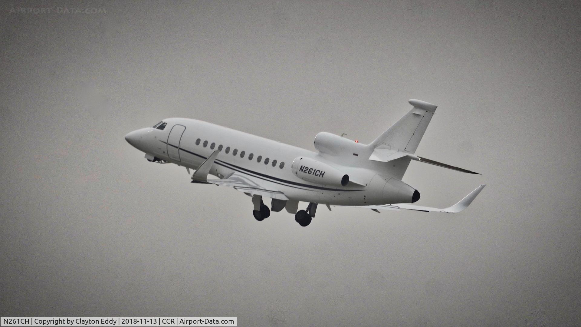 N261CH, 2012 Dassault Falcon 900EX C/N 261, Buchanan Field Concord California 2018.