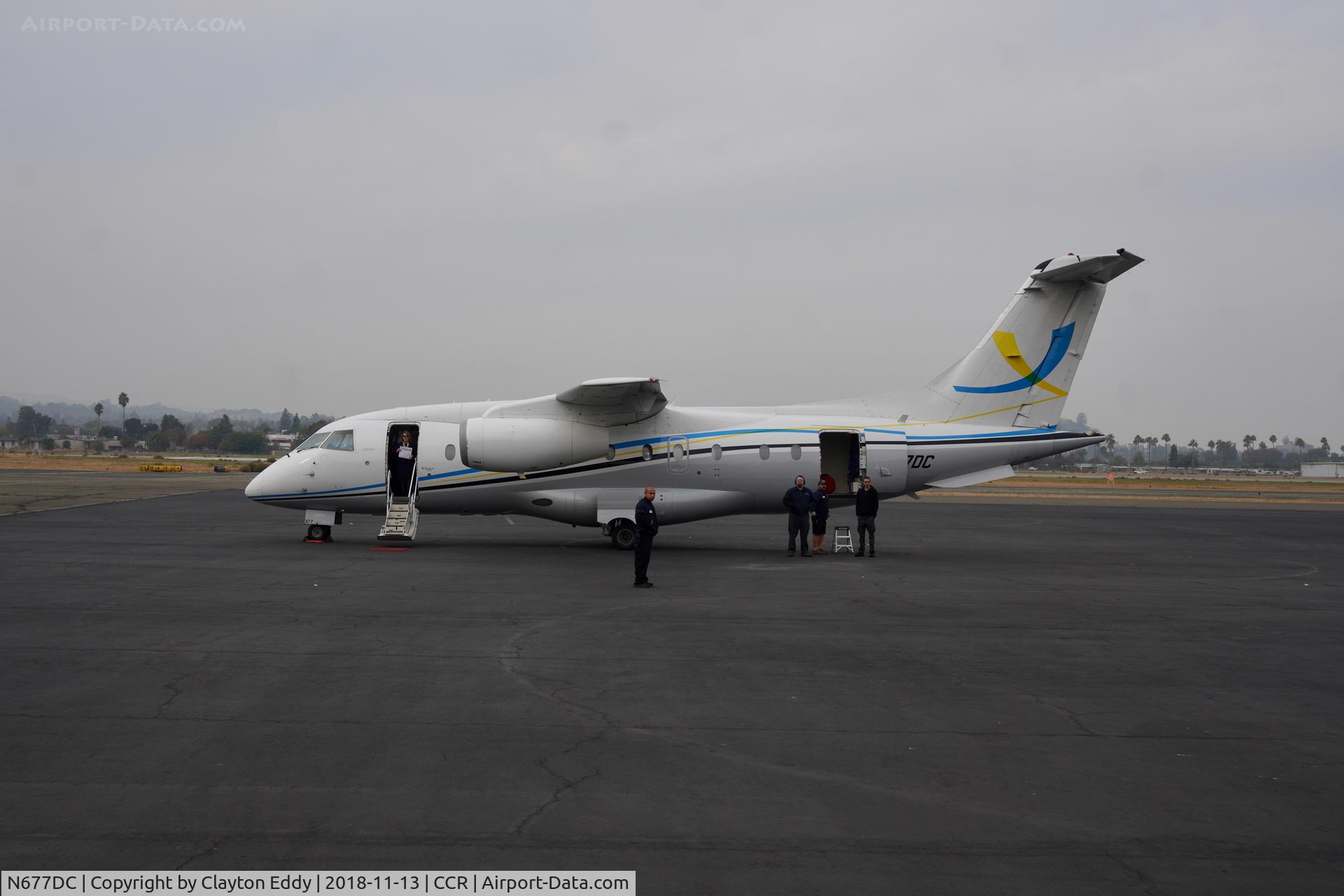 N677DC, 1999 Fairchild Dornier 328-300 328JET C/N 3126, Buchanan Field Concord California 2018.