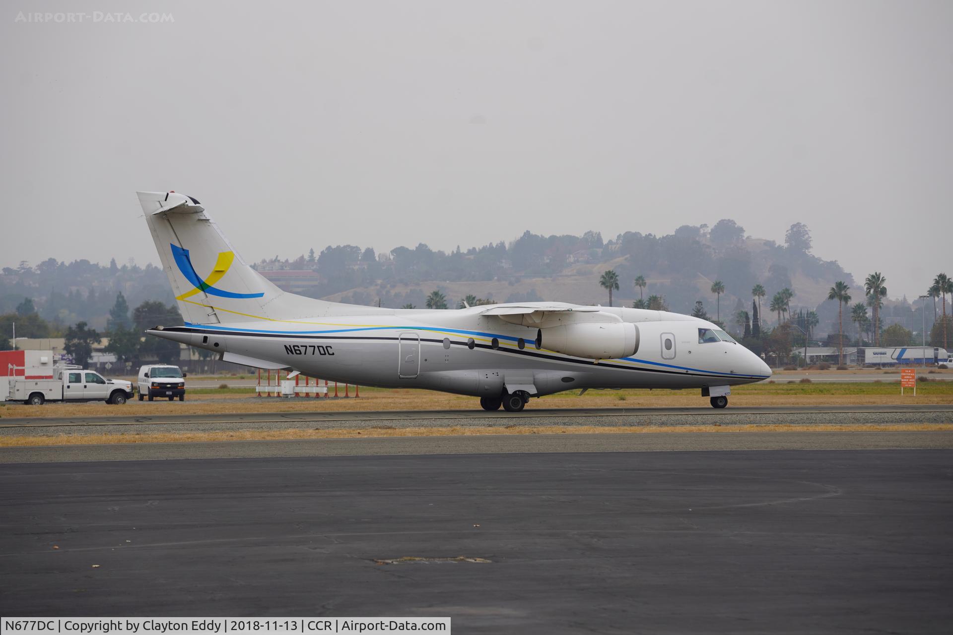 N677DC, 1999 Fairchild Dornier 328-300 328JET C/N 3126, Buchanan Field Concord California 2018.