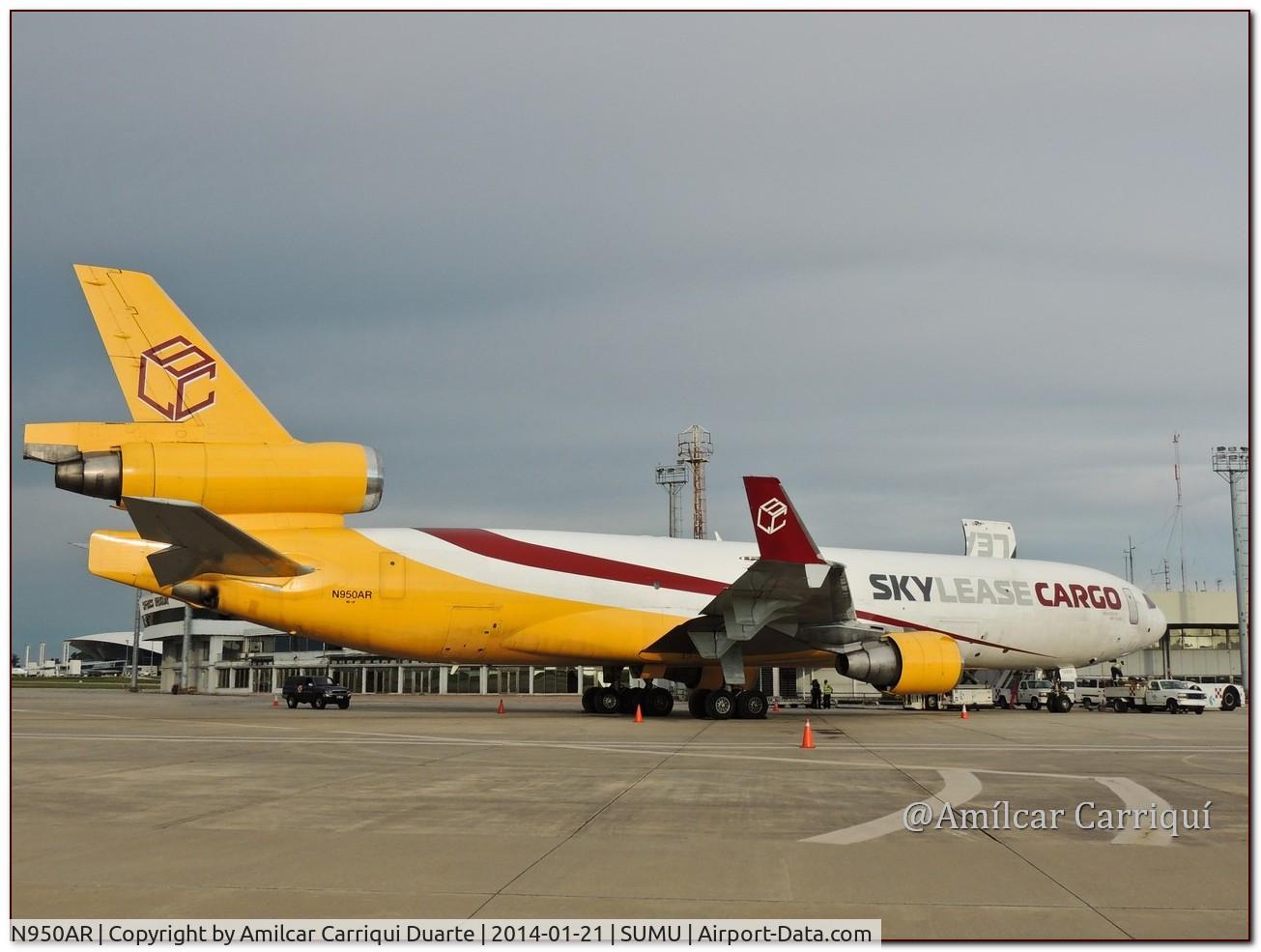 N950AR, 1991 McDonnell Douglas MD-11F C/N 48461, Landed at SUMU