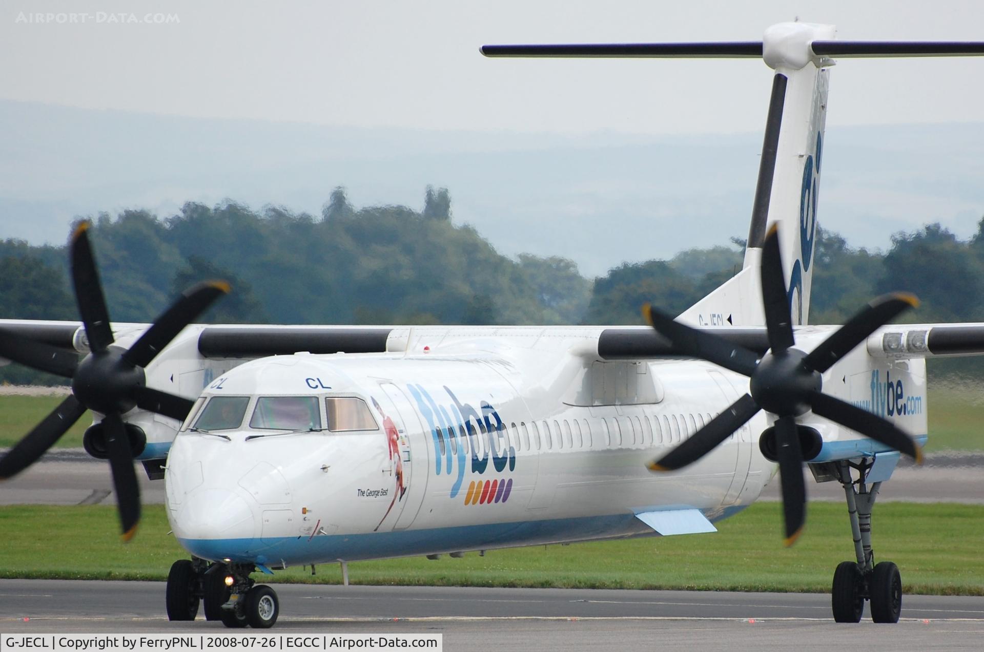 G-JECL, 2005 De Havilland Canada DHC-8-402Q Dash 8 C/N 4114, Close-up of Flybe DHC8