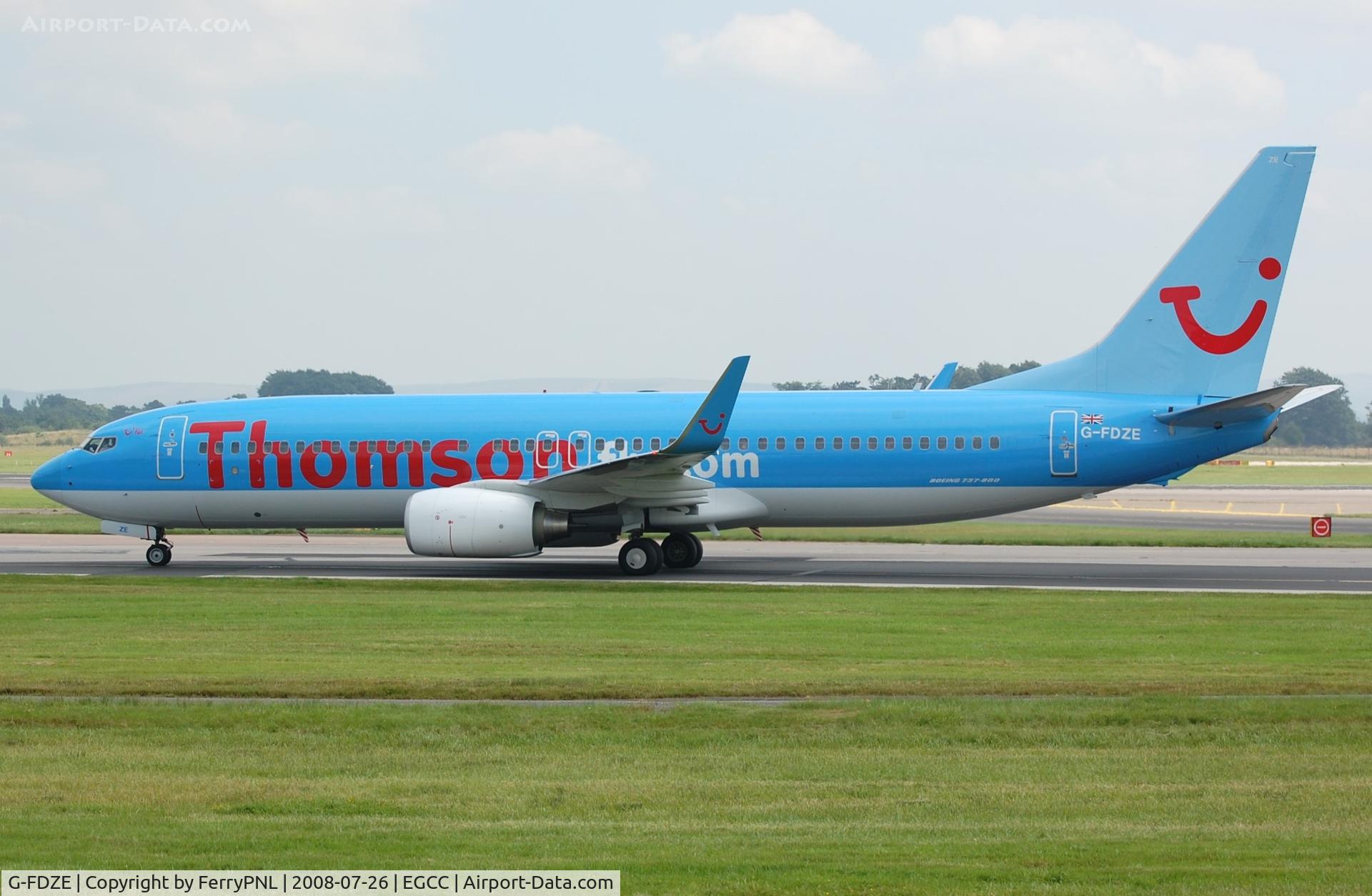 G-FDZE, 2008 Boeing 737-8K5 C/N 35137, Thomsonfly B738