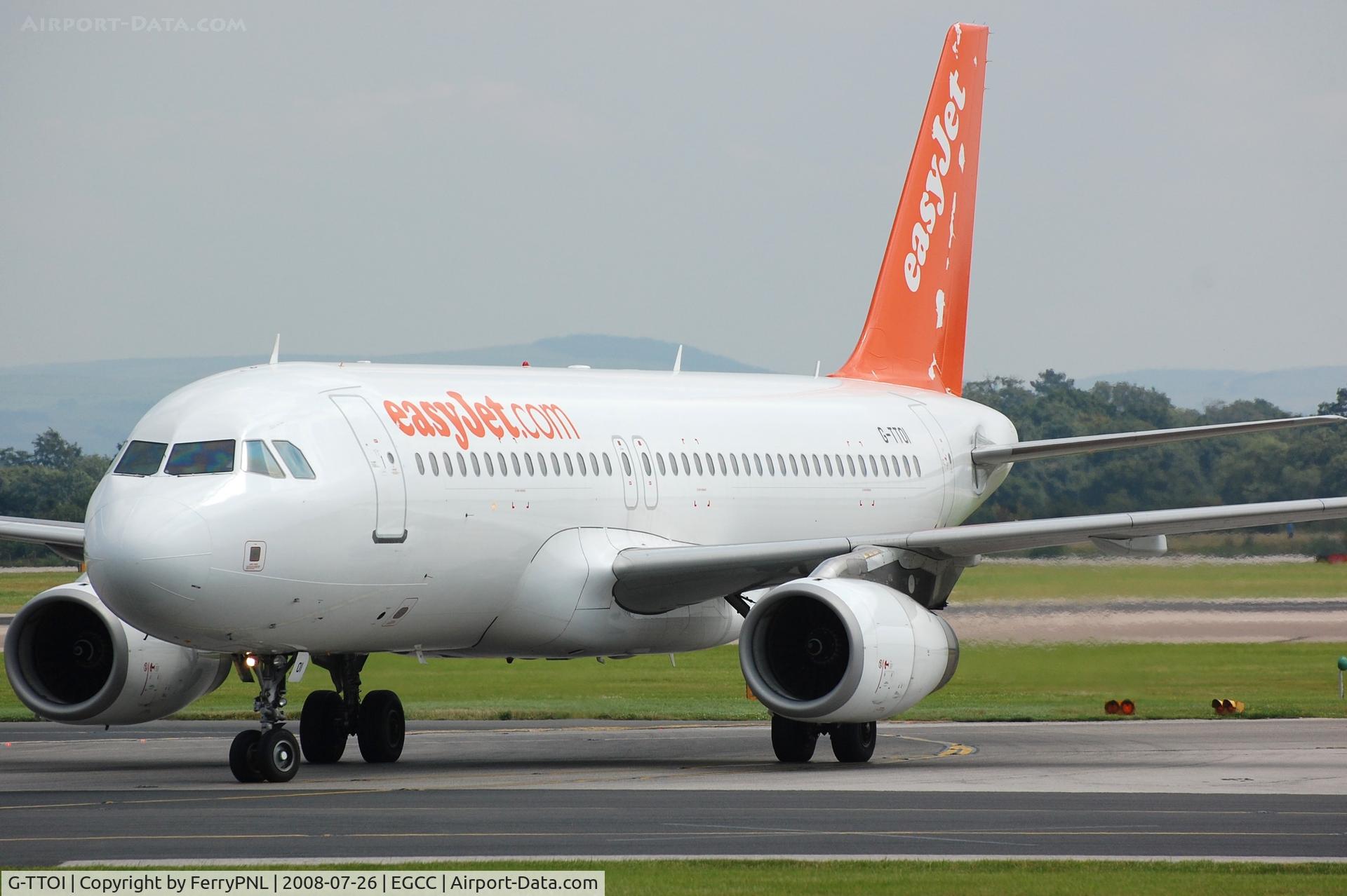 G-TTOI, 2003 Airbus A320-232 C/N 2137, Arrival of Easyjet A320