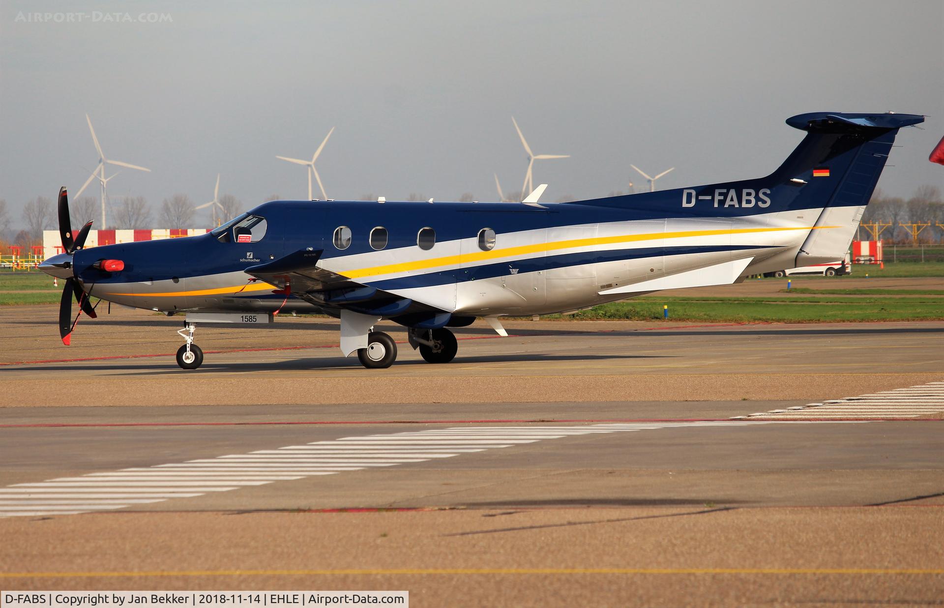 D-FABS, 2015 Pilatus PC-12/47E C/N 1585, Lelystad Airport