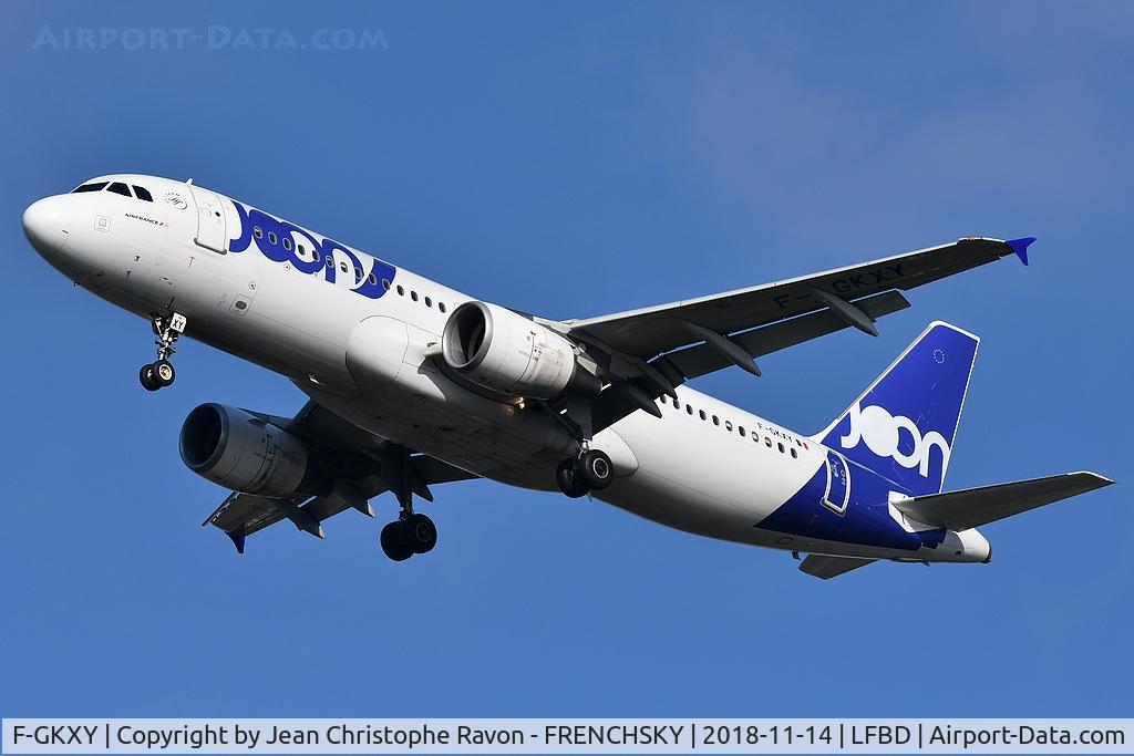 F-GKXY, 2009 Airbus A320-214 C/N 4105, JOON 1024 CDF to LIS diverted to Bordeaux airport