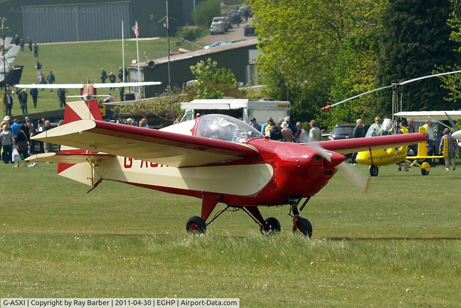 G-ASXI, 1960 Tipsy T-66 Nipper 3 C/N 56, G-ASXI Tipsy T.66 Nipper II [56] Popham~G 30/04/2011