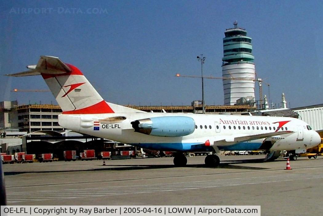 OE-LFL, 1995 Fokker 70 (F-28-0070) C/N 11573, OE-LFL   Fokker F-70 [11573] (Austrian Arrows) Vienna-Schwechat~OE 16/04/2005