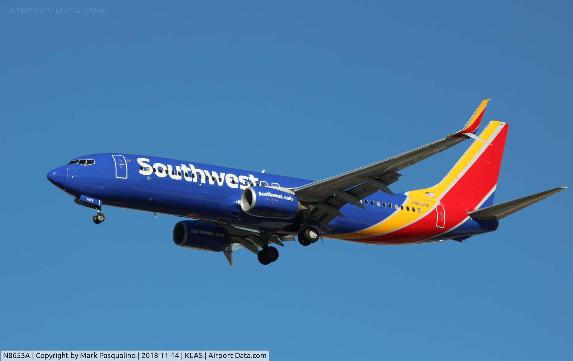 N8653A, 2014 Boeing 737-8H4 C/N 37037, Boeing 737-8H4