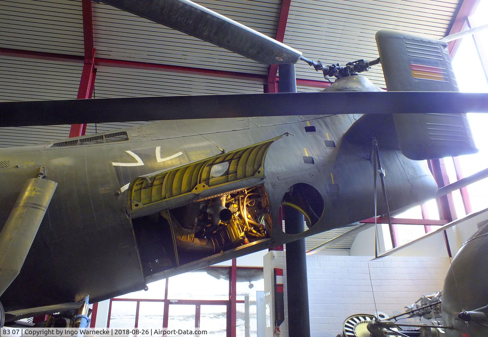 83 07, Vertol H-21C Shawnee C/N WG7, Vertol H-21C Shawnee at the Hubschraubermuseum (Helicopter Museum), Bückeburg