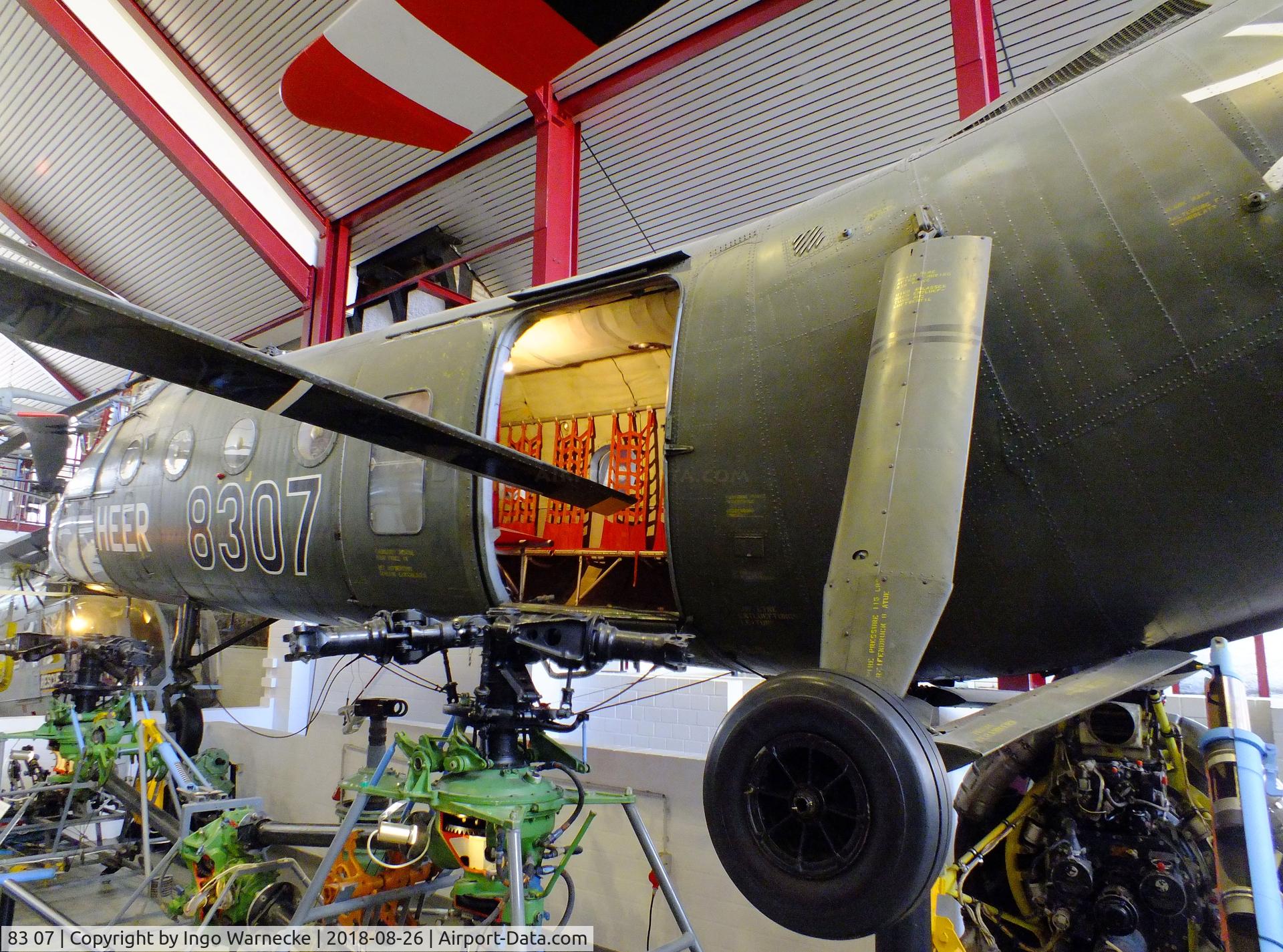 83 07, Vertol H-21C Shawnee C/N WG7, Vertol H-21C Shawnee at the Hubschraubermuseum (Helicopter Museum), Bückeburg