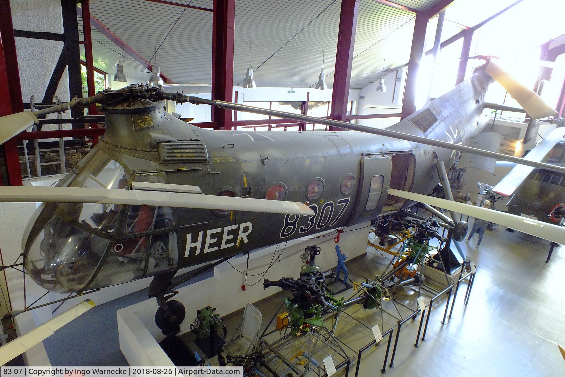 83 07, Vertol H-21C Shawnee C/N WG7, Vertol H-21C Shawnee at the Hubschraubermuseum (Helicopter Museum), Bückeburg