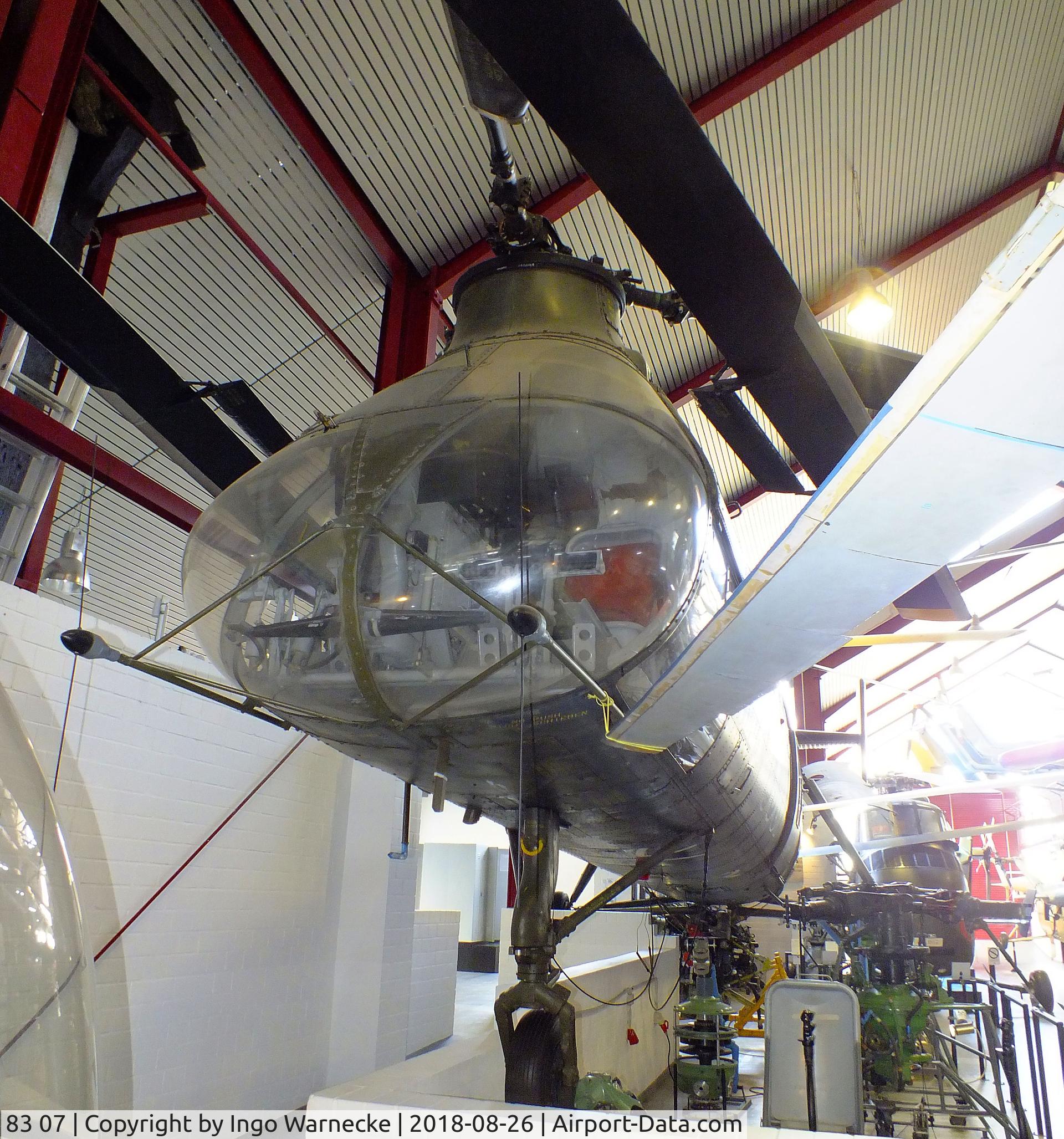 83 07, Vertol H-21C Shawnee C/N WG7, Vertol H-21C Shawnee at the Hubschraubermuseum (Helicopter Museum), Bückeburg