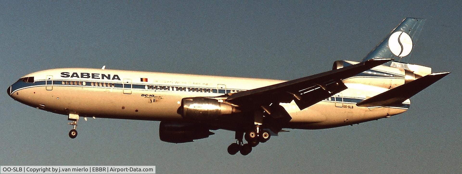 OO-SLB, 1974 McDonnell Douglas DC-10-30F C/N 47907, Landing EBBR 25L