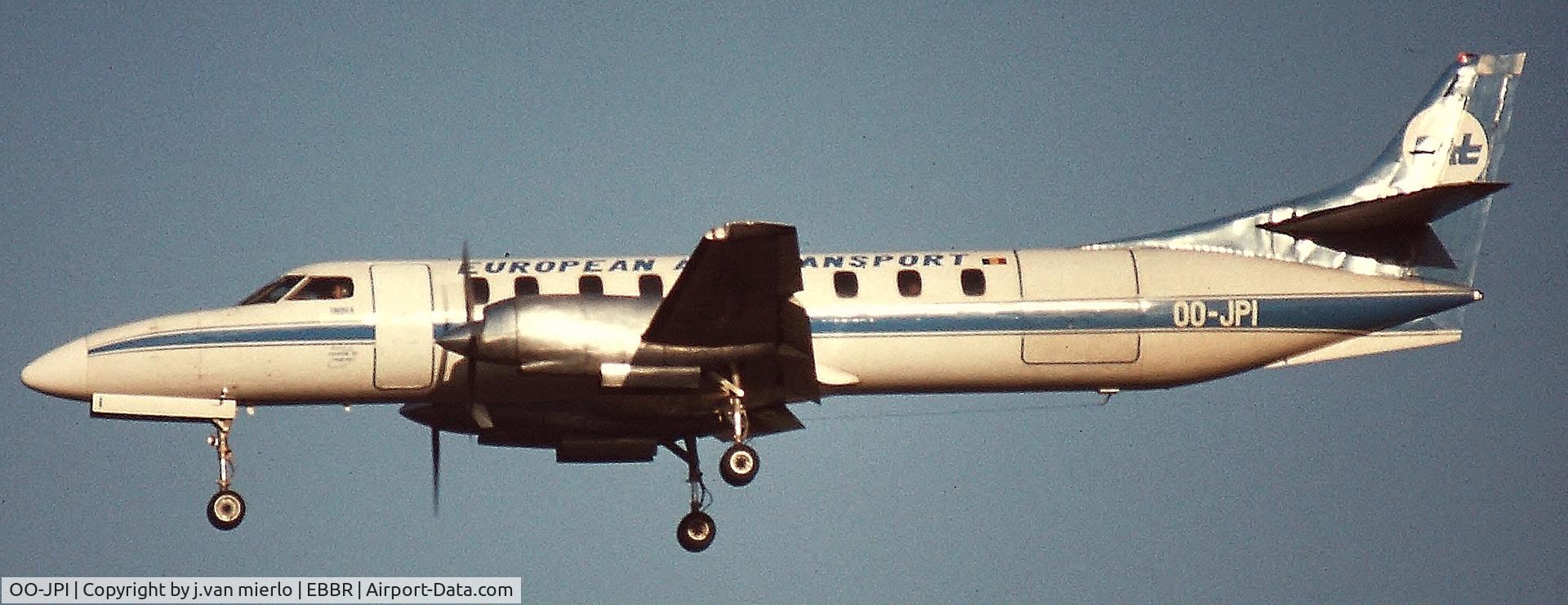 OO-JPI, 1976 Swearingen SA-226TC Metro II C/N TC-221, Brussels EBBR