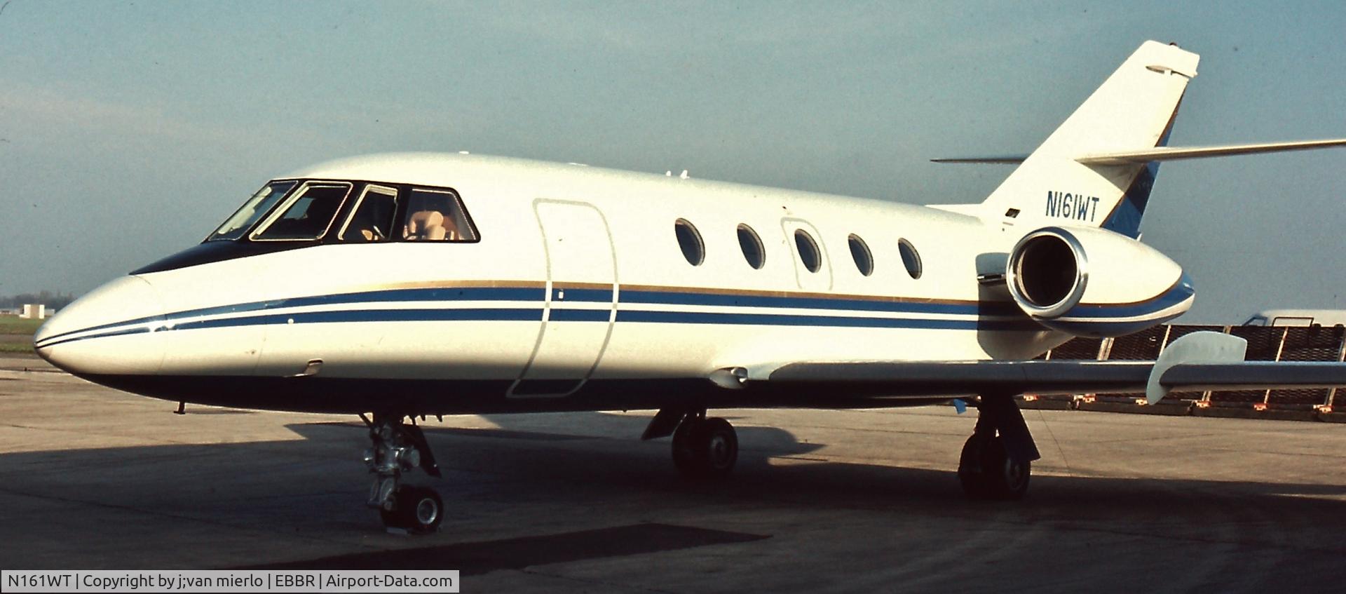 N161WT, Dassault Falcon (Mystere) 20F-5 C/N 478, EBBR GENERAL AVIATION TERMINAL