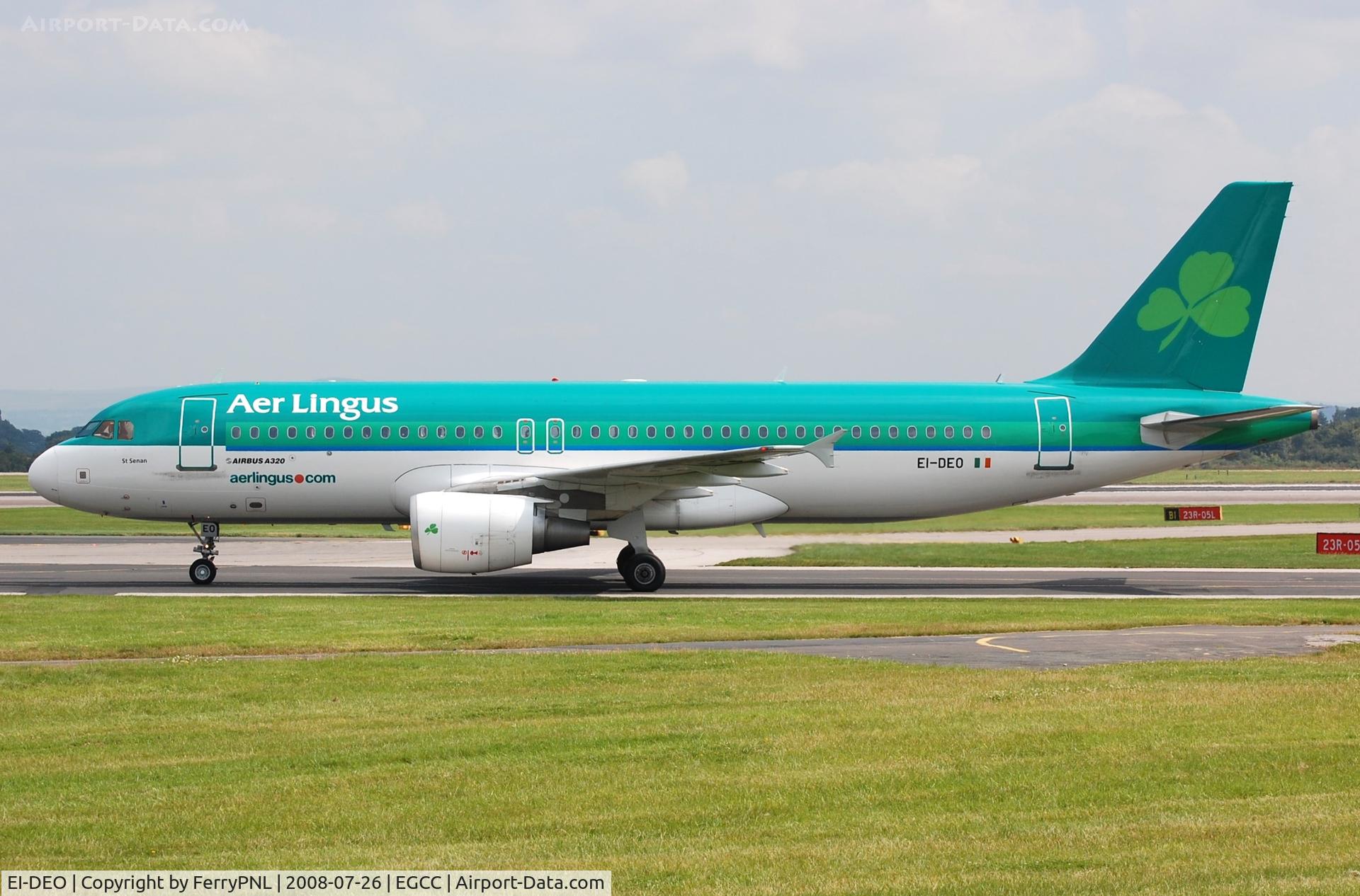 EI-DEO, 2005 Airbus A320-214 C/N 2486, Aer Lingus A320 in its original colors.