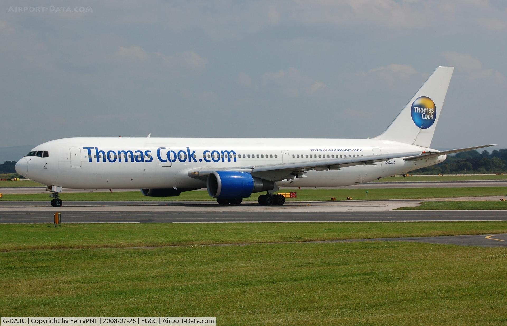 G-DAJC, 1994 Boeing 767-31K C/N 27206, B763 new in Thomas Cook fleet in 2008, now a freighter with Amazon Prime.