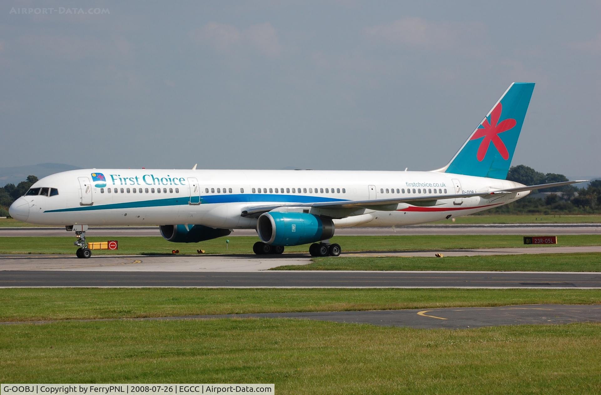 G-OOBJ, 1993 Boeing 757-2B7 C/N 27147, First Choice B752 moved via Thomson to Fedex.