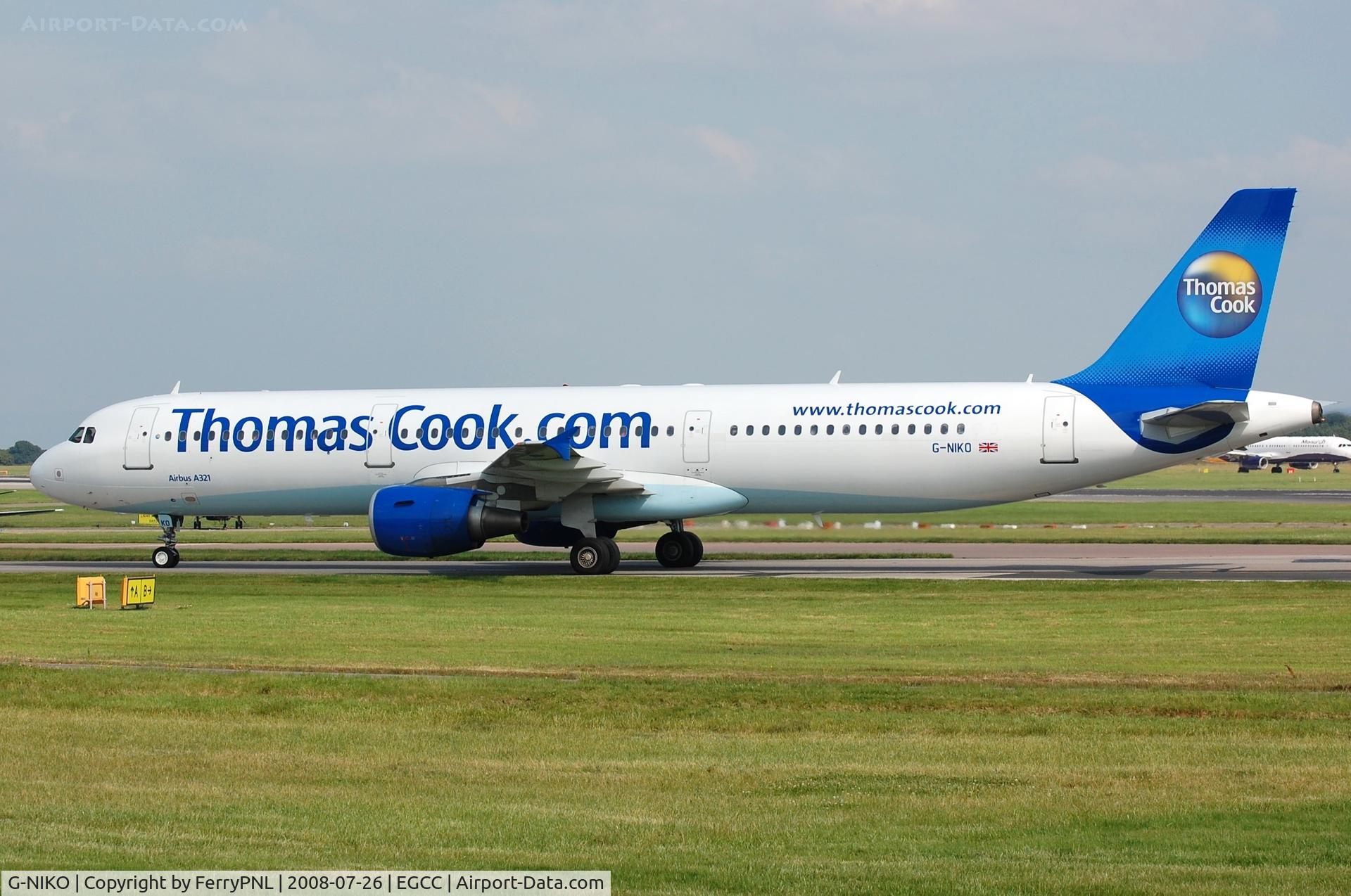 G-NIKO, 2000 Airbus A321-211 C/N 1250, Thomas Cook A321 in MAN