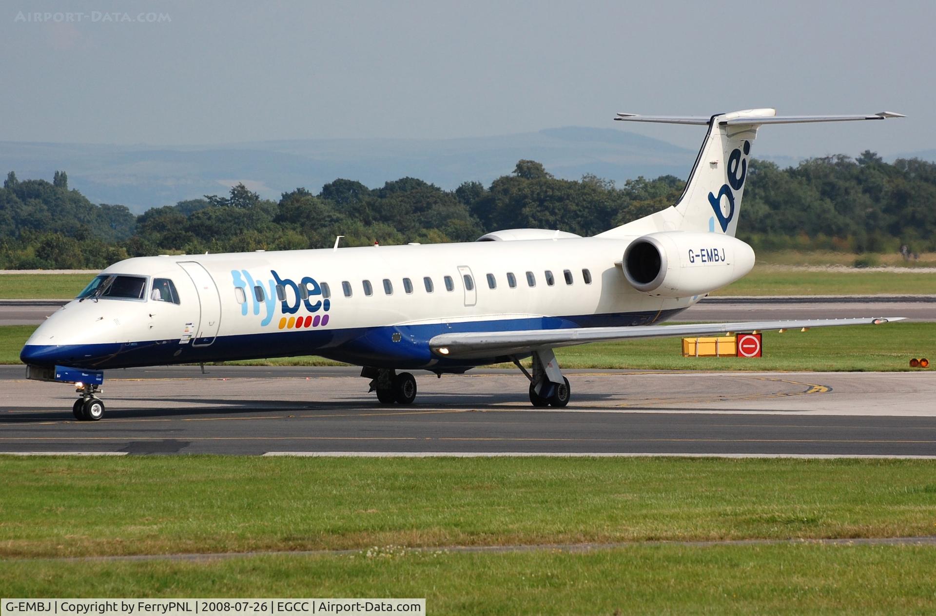 G-EMBJ, 1999 Embraer ERJ-145EU (EMB-145EU) C/N 145134, Flybe ERJ145 in hybrid BA/BE livery