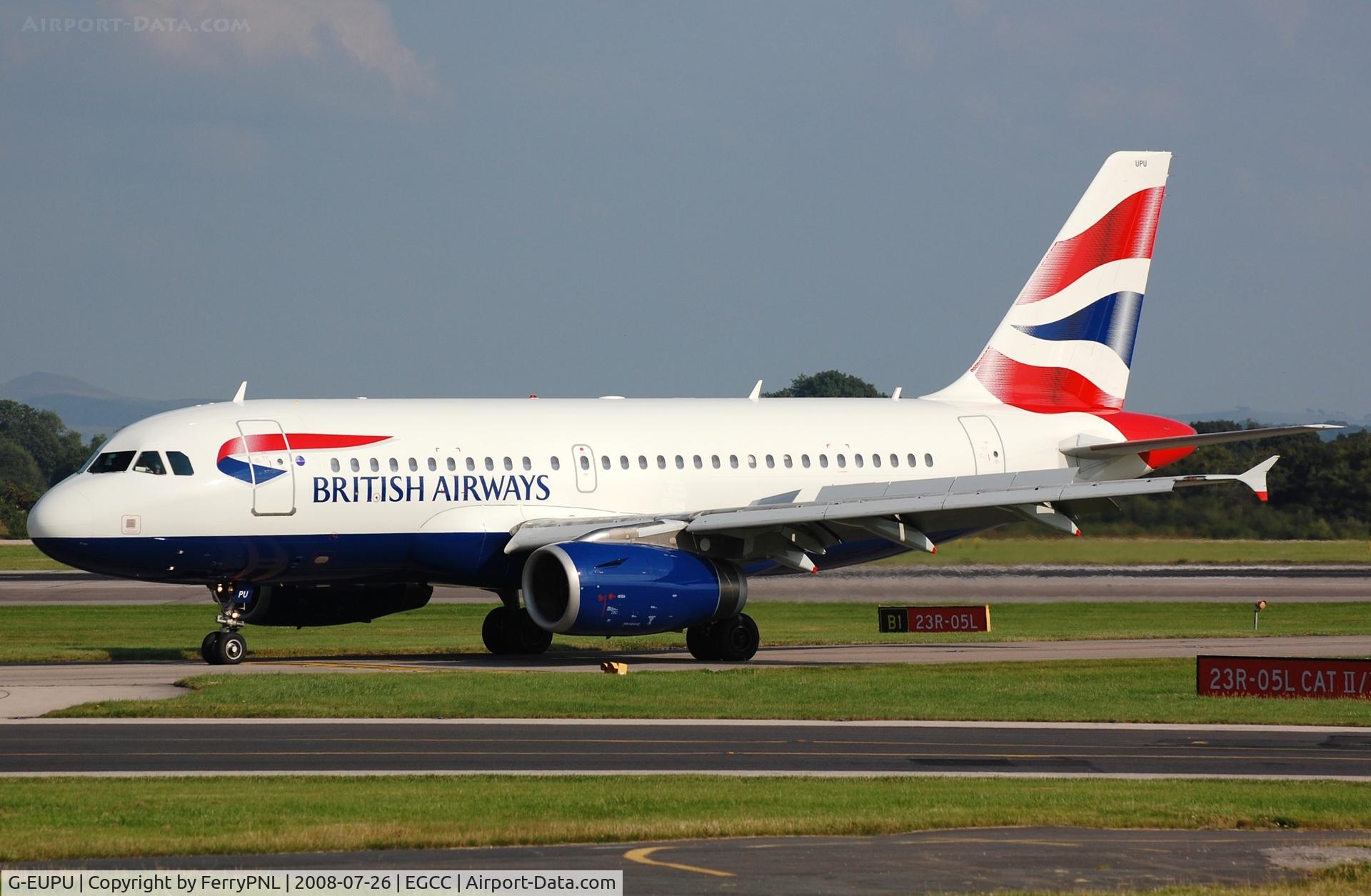 G-EUPU, 2000 Airbus A319-131 C/N 1384, BA A319